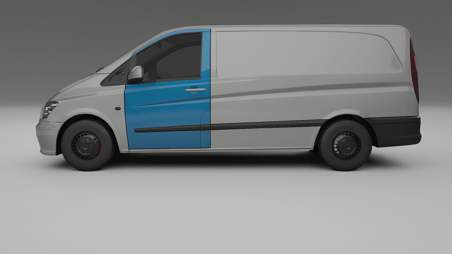 Mercedes Vito Short W639 facelift Paint Protection Film | CrystalGuard Transparent PPF Full Pre-Cut Kit