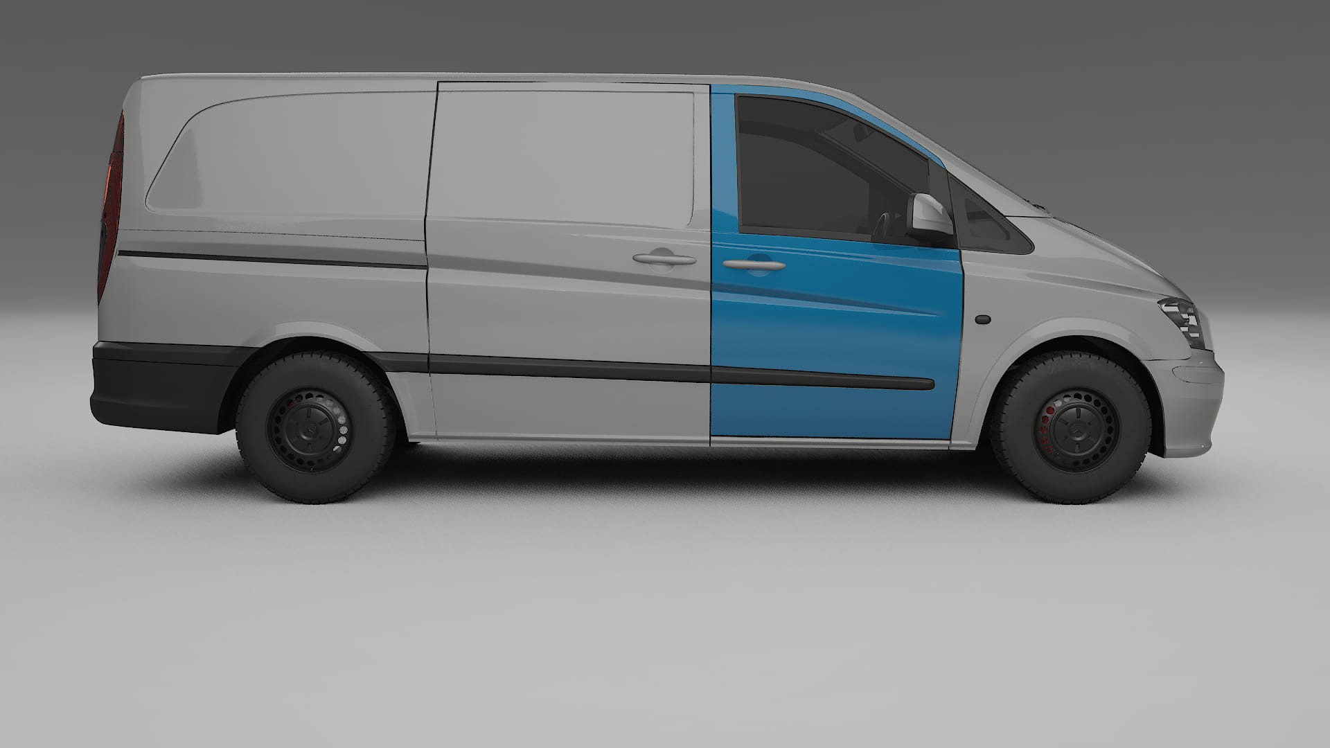 Mercedes Vito Short W639 facelift Paint Protection Film | CrystalGuard Transparent PPF Full Pre-Cut Kit