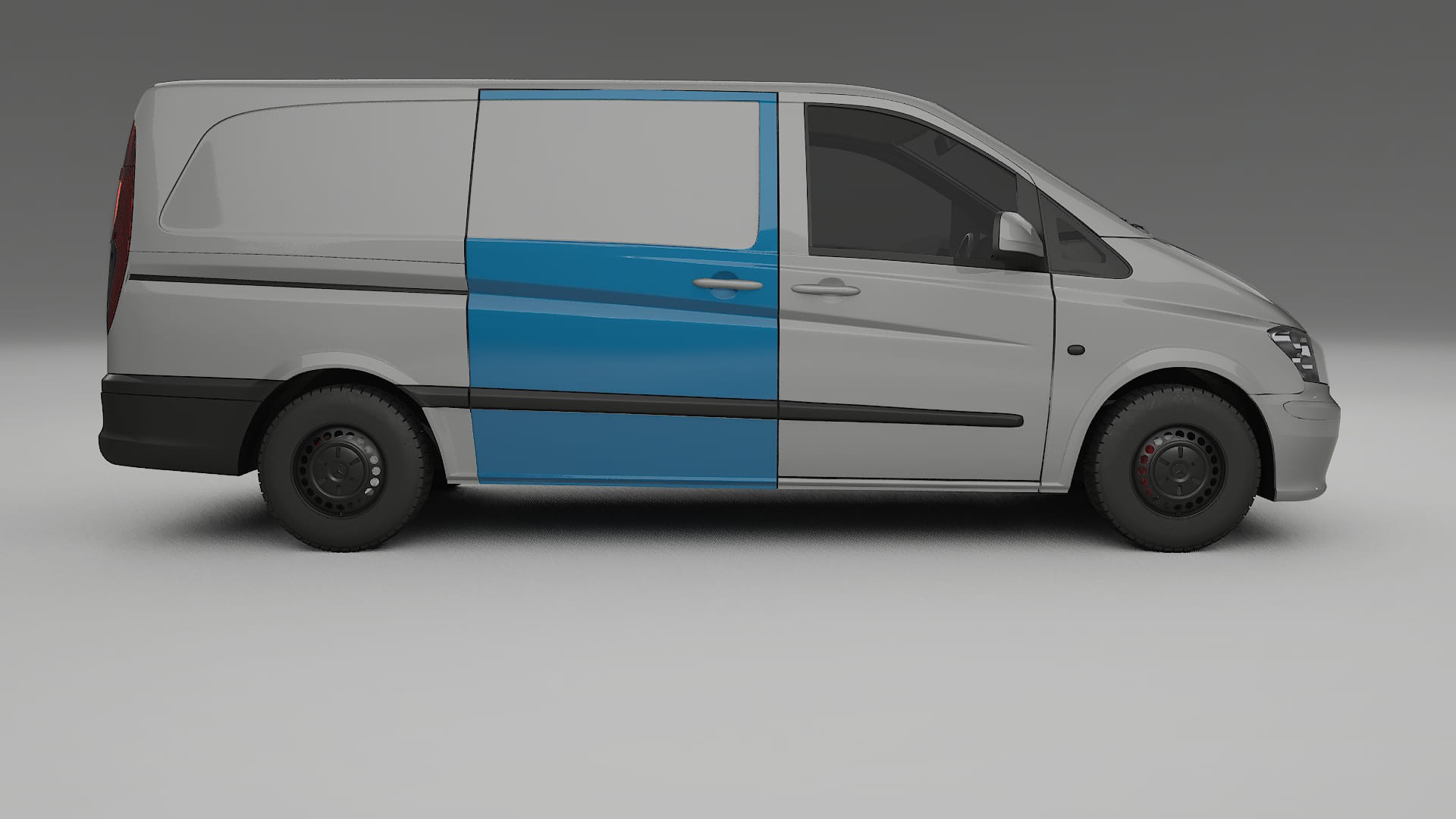 Mercedes Vito Short W639 facelift Paint Protection Film | CrystalGuard Transparent PPF Full Pre-Cut Kit