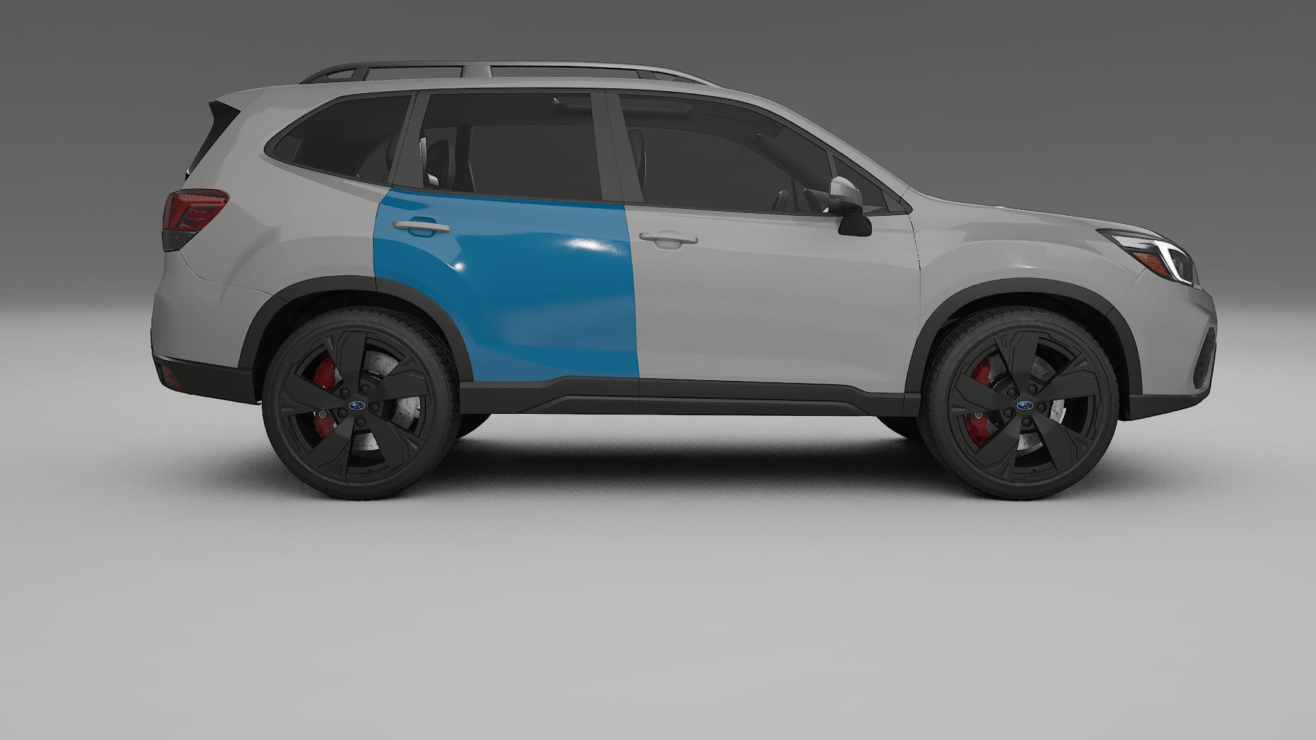 Subaru Forester V SK prefacelift Paint Protection Film | CrystalGuard Transparent PPF Full Pre-Cut Kit