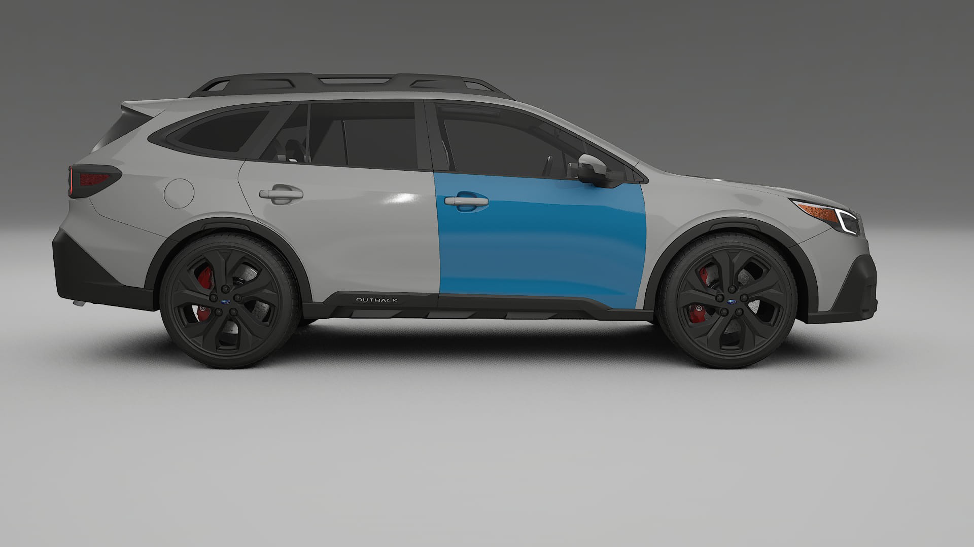 Subaru Outback VI BS prefacelift Paint Protection Film | CrystalGuard Transparent PPF Full Pre-Cut Kit