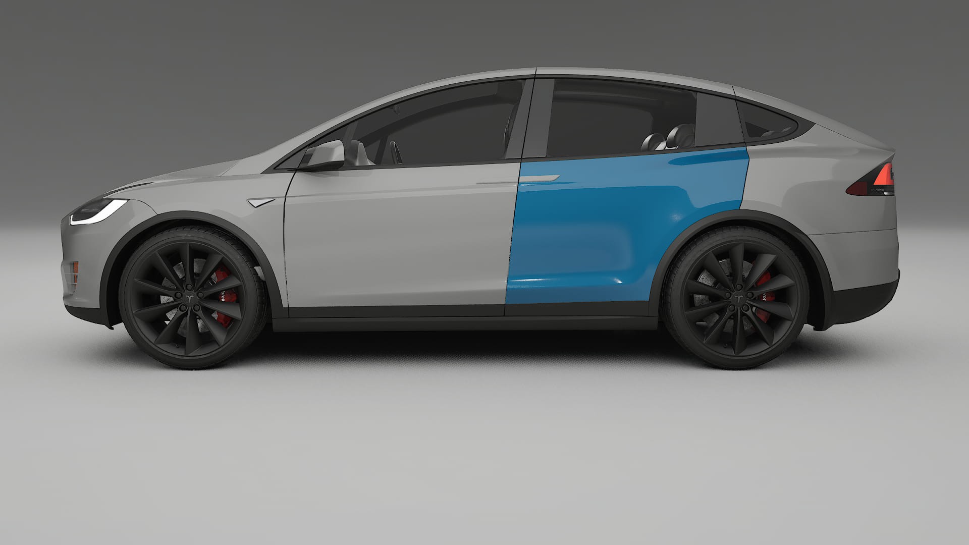 Tesla Model-X Paint Protection Film | CrystalGuard Transparent PPF Full Pre-Cut Kit
