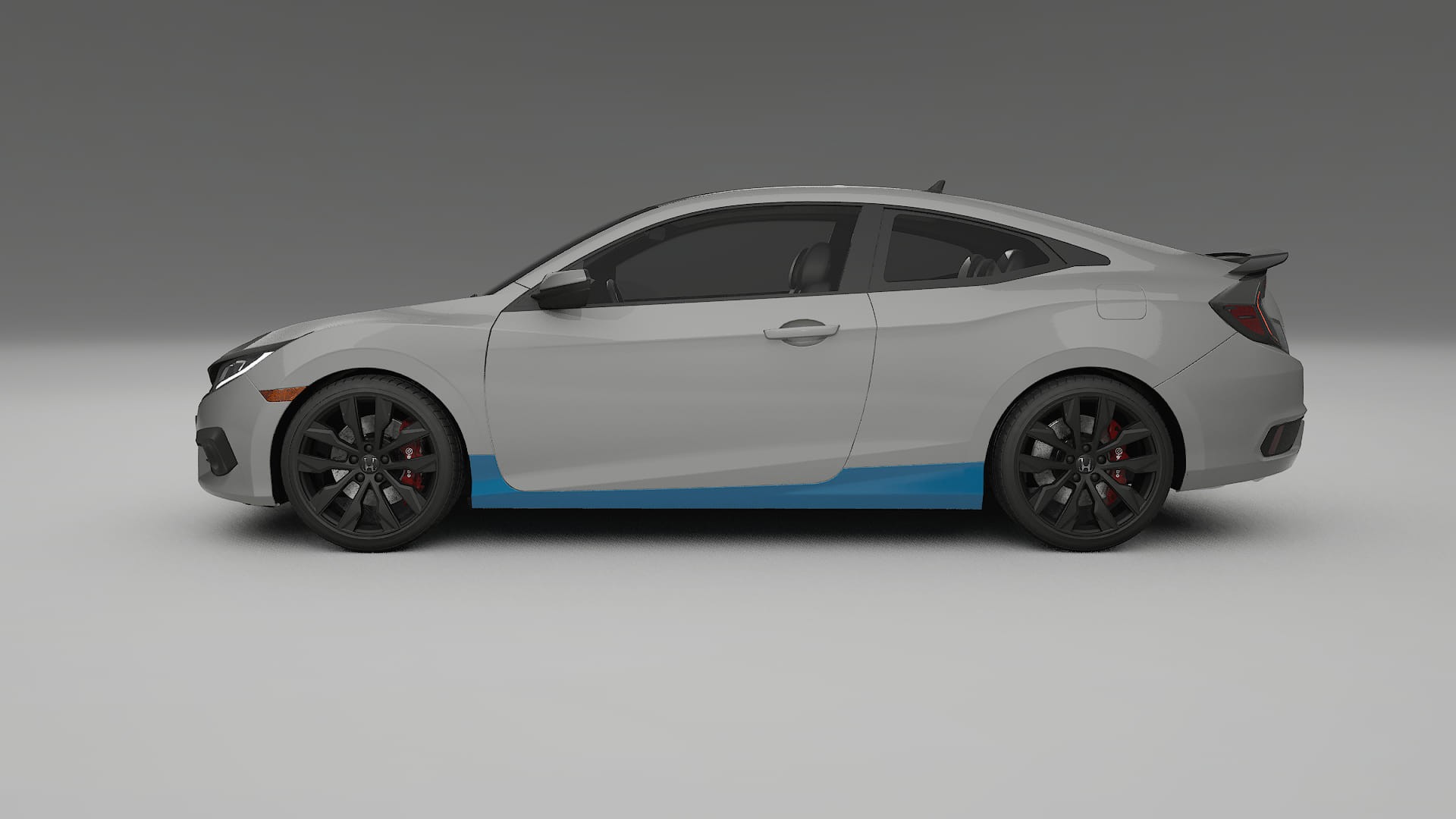 Honda Civic coupe prefacelift Paint Protection Film | CrystalGuard Transparent PPF Full Pre-Cut Kit