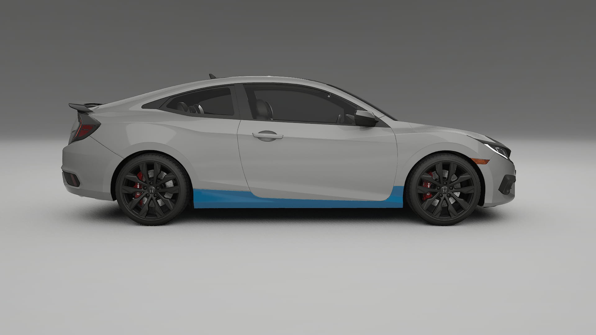 Honda Civic coupe prefacelift Paint Protection Film | CrystalGuard Transparent PPF Full Pre-Cut Kit