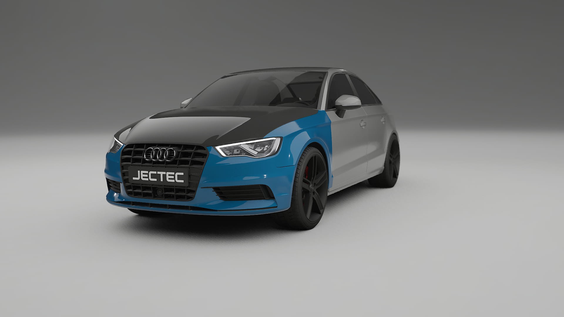 Audi A3 8V sedan prefacelift PPF | CrystalGuard Front Kit with Carbon Bonnet
