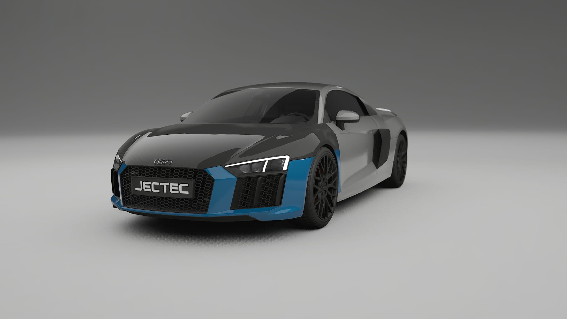 Audi R8 typ-4S prefacelift PPF | CrystalGuard Front Kit with Carbon Bonnet