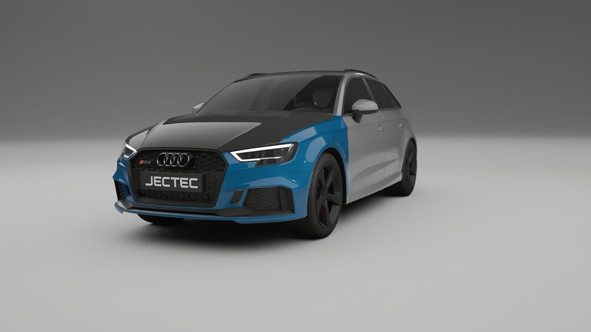 Audi RS3 Sportback 8V facelift PPF | CrystalGuard Front Kit with Carbon Bonnet