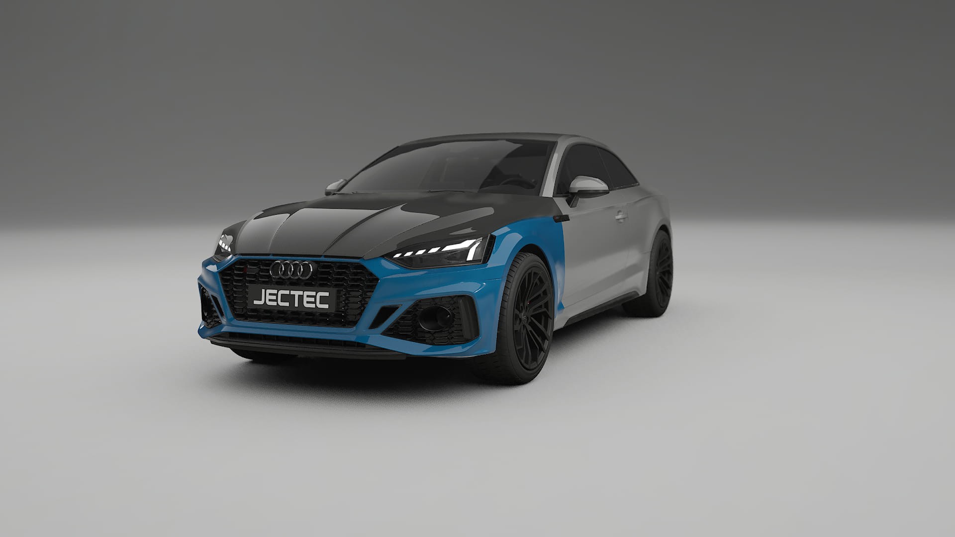 Audi RS5 Coupe B9 facelift PPF | CrystalGuard Front Kit with Carbon Bonnet
