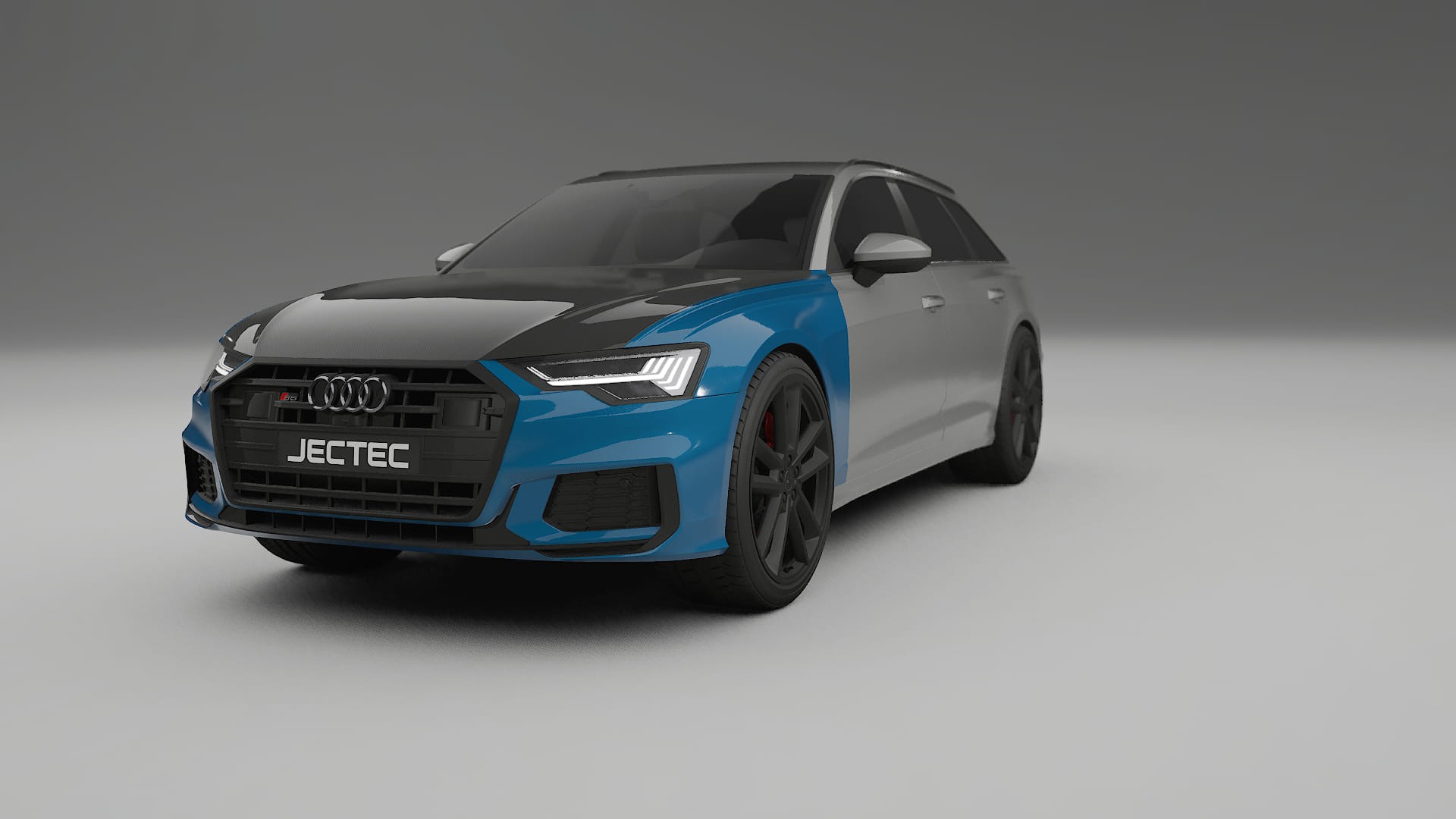 Audi S6 Avant prefacelift C8 PPF | CrystalGuard Front Kit with Carbon Bonnet