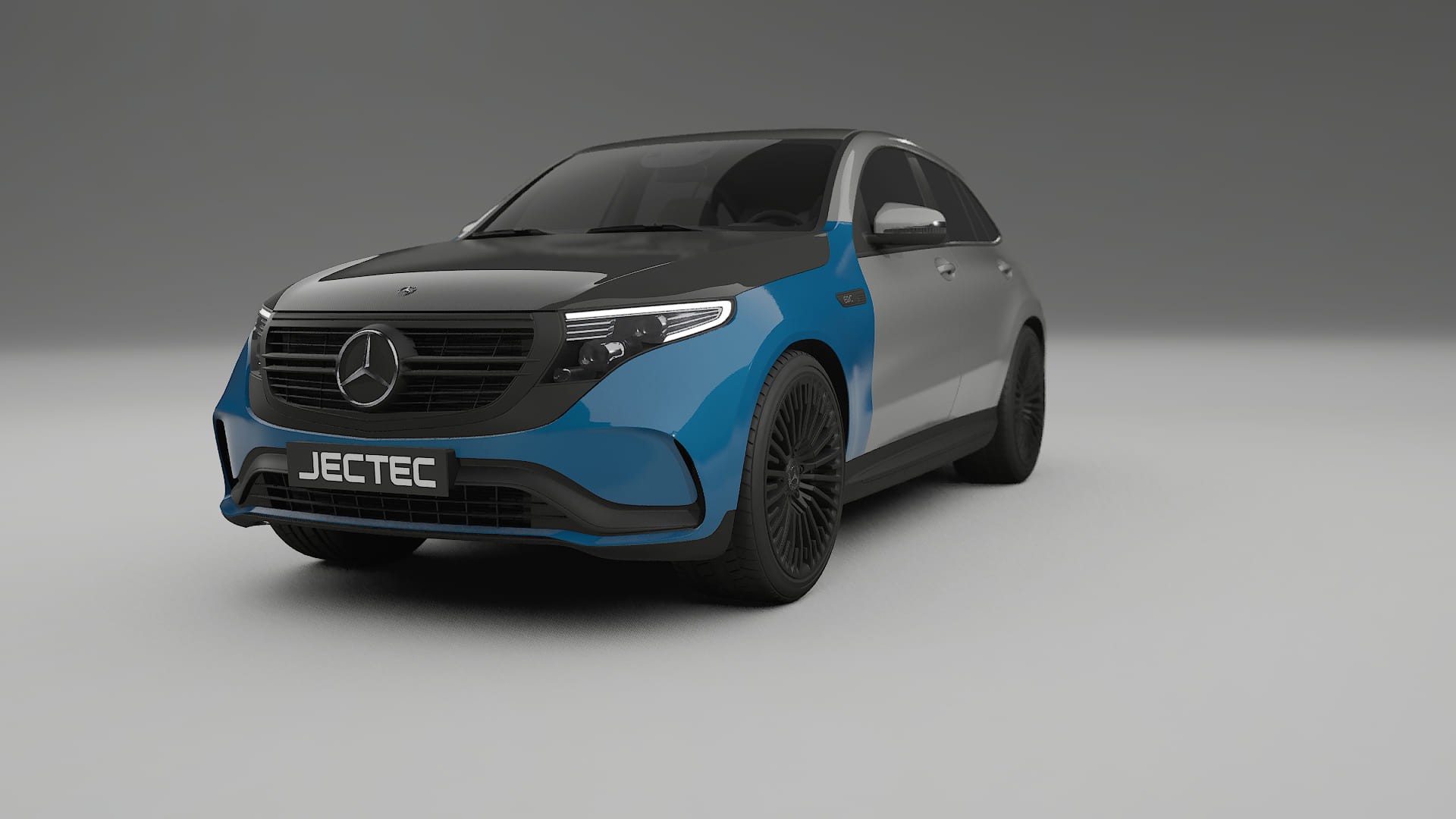 Mercedes EQC AMG PPF | CrystalGuard Front Kit with Carbon Bonnet