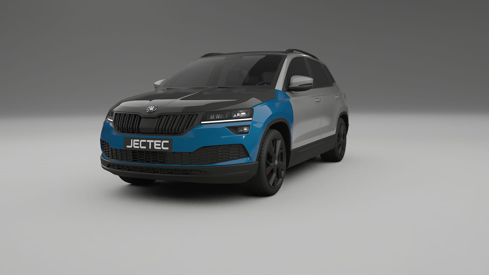 Škoda Karoq NU7 PPF | CrystalGuard Front Kit with Carbon Bonnet