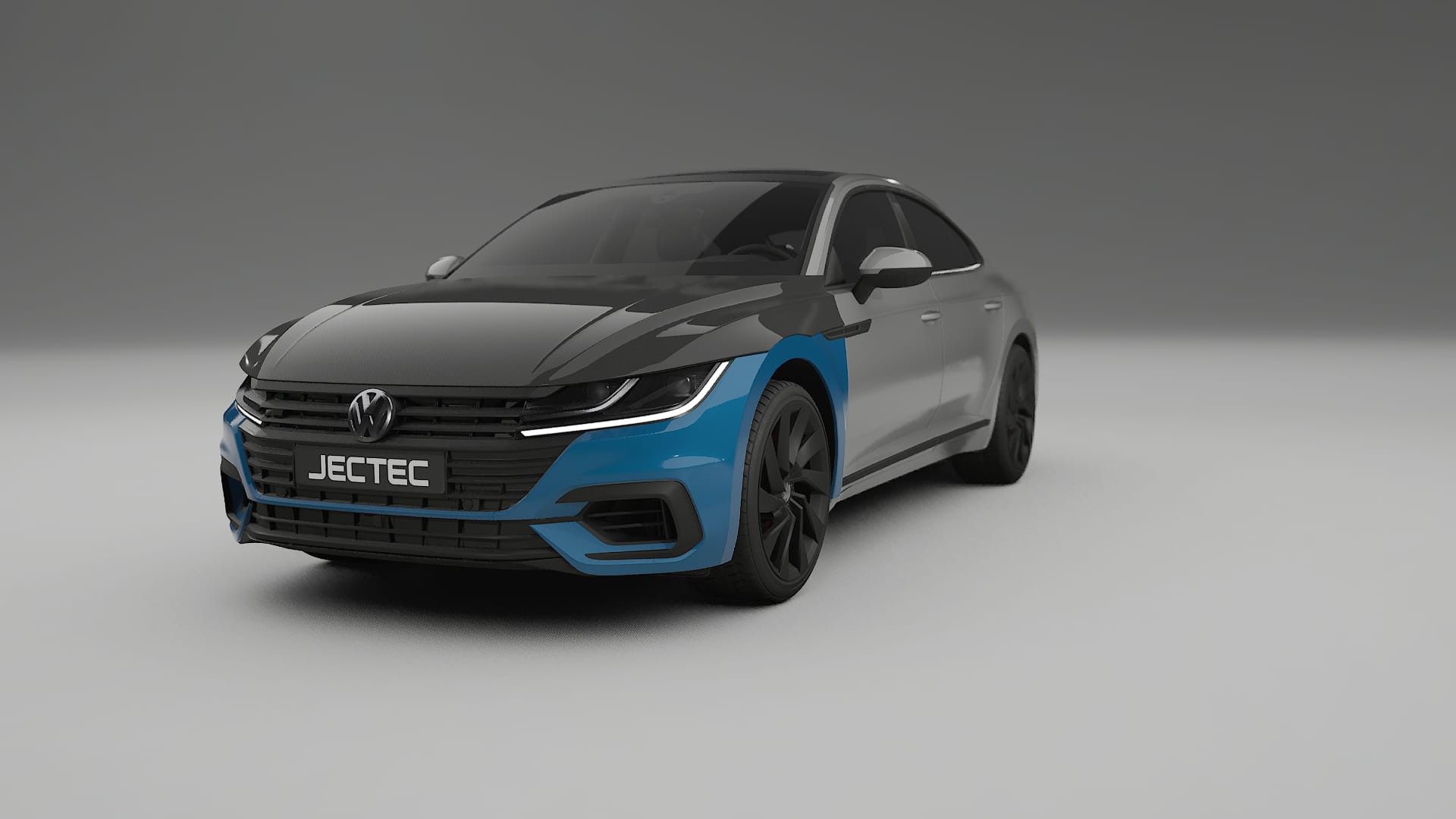 VW Arteon R 3H prefacelift PPF | CrystalGuard Front Kit with Carbon Bonnet