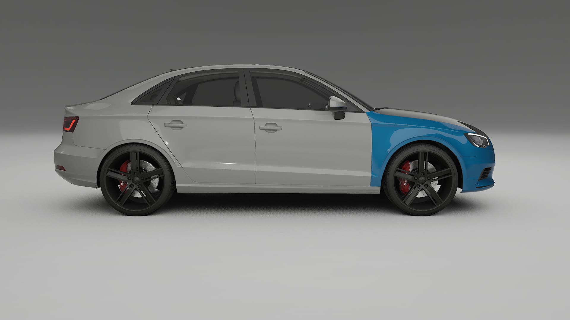 Audi A3 8V sedan prefacelift PPF | CrystalGuard Front Kit with Carbon Bonnet 2