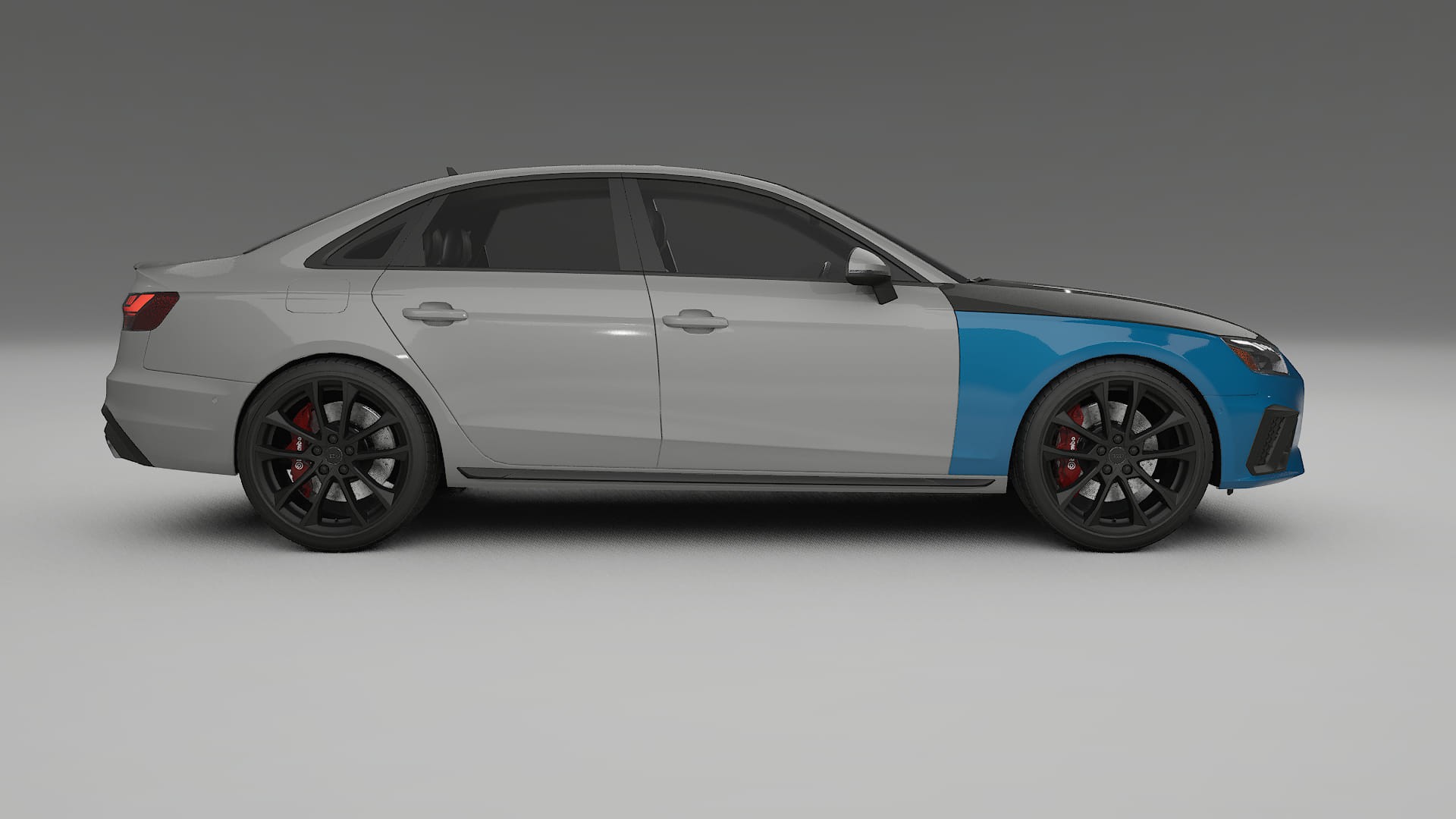 Audi S4 Sedan B9 facelift PPF | CrystalGuard Front Kit with Carbon Bonnet