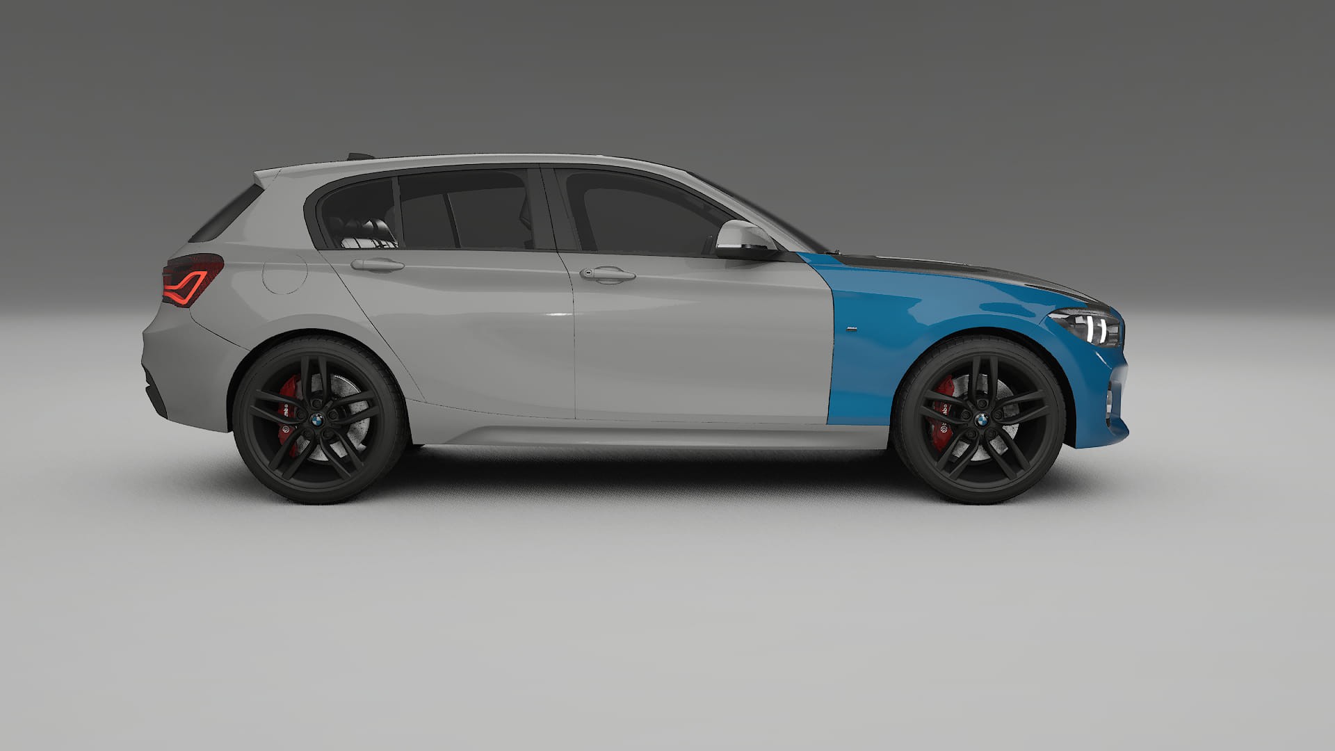 BMW 1 F20 facelift PPF | CrystalGuard Front Kit with Carbon Bonnet