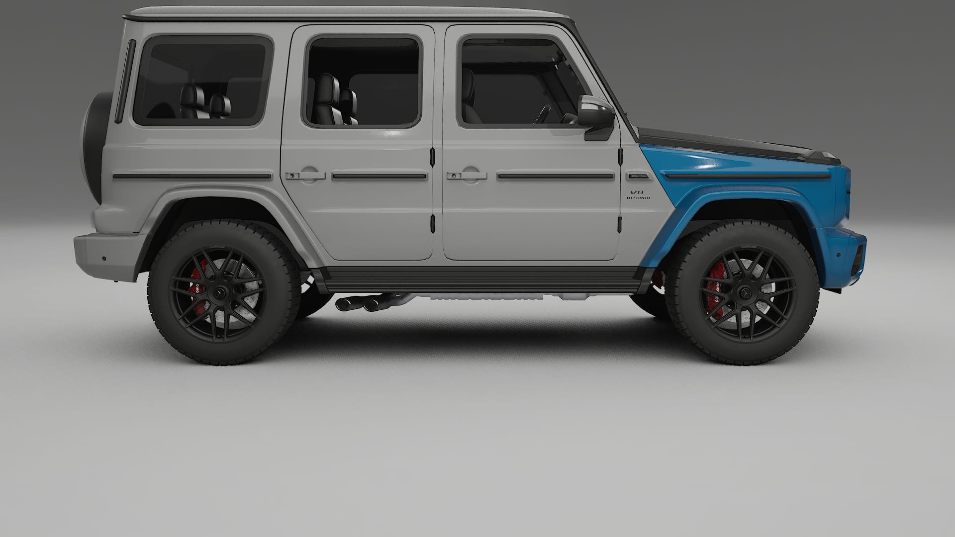 Mercedes G63 AMG W463A PPF | CrystalGuard Front Kit with Carbon Bonnet 2