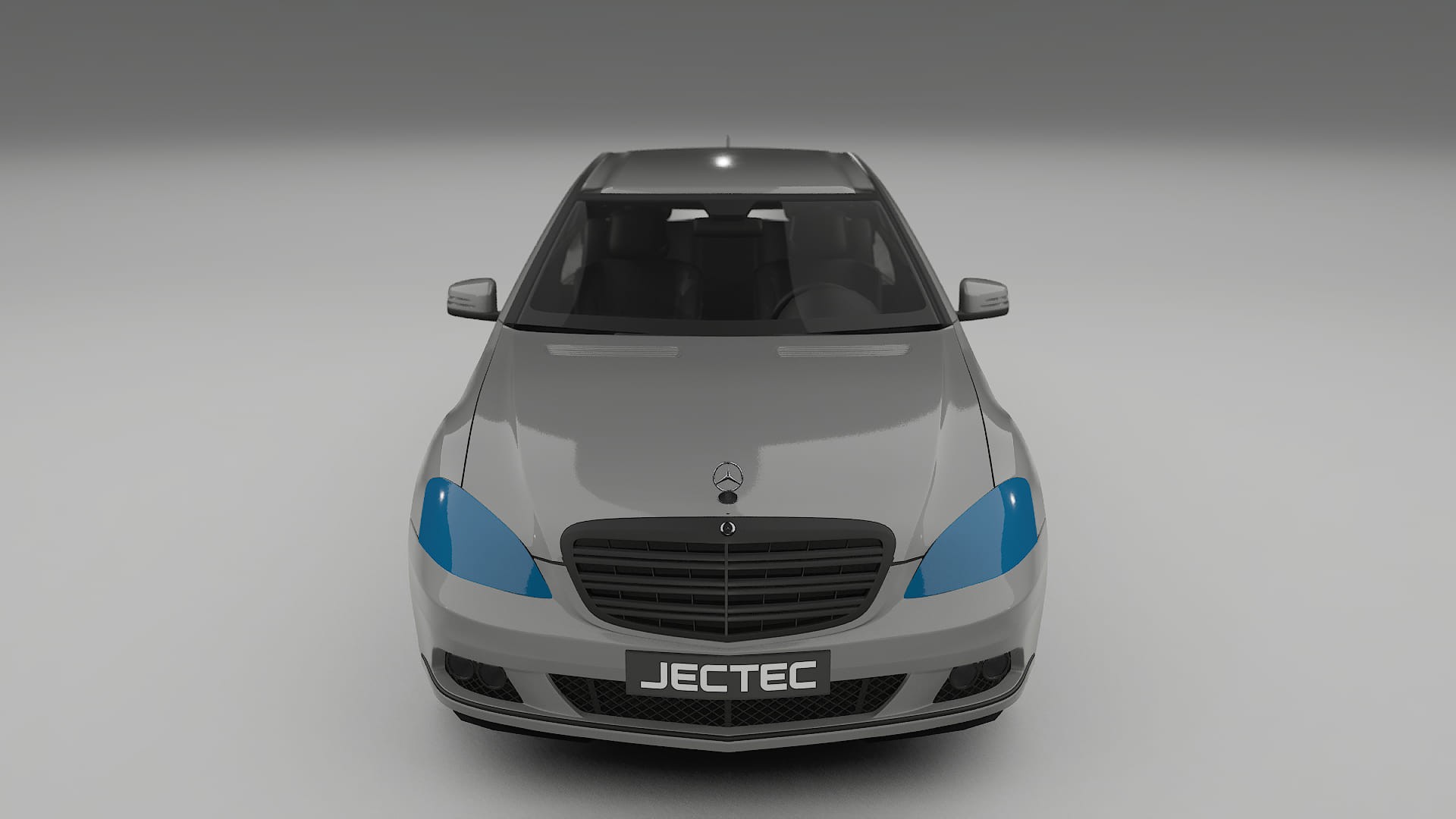 Mercedes S-class W221 facelift PPF | CrystalGuard Front Kit with Carbon Bonnet