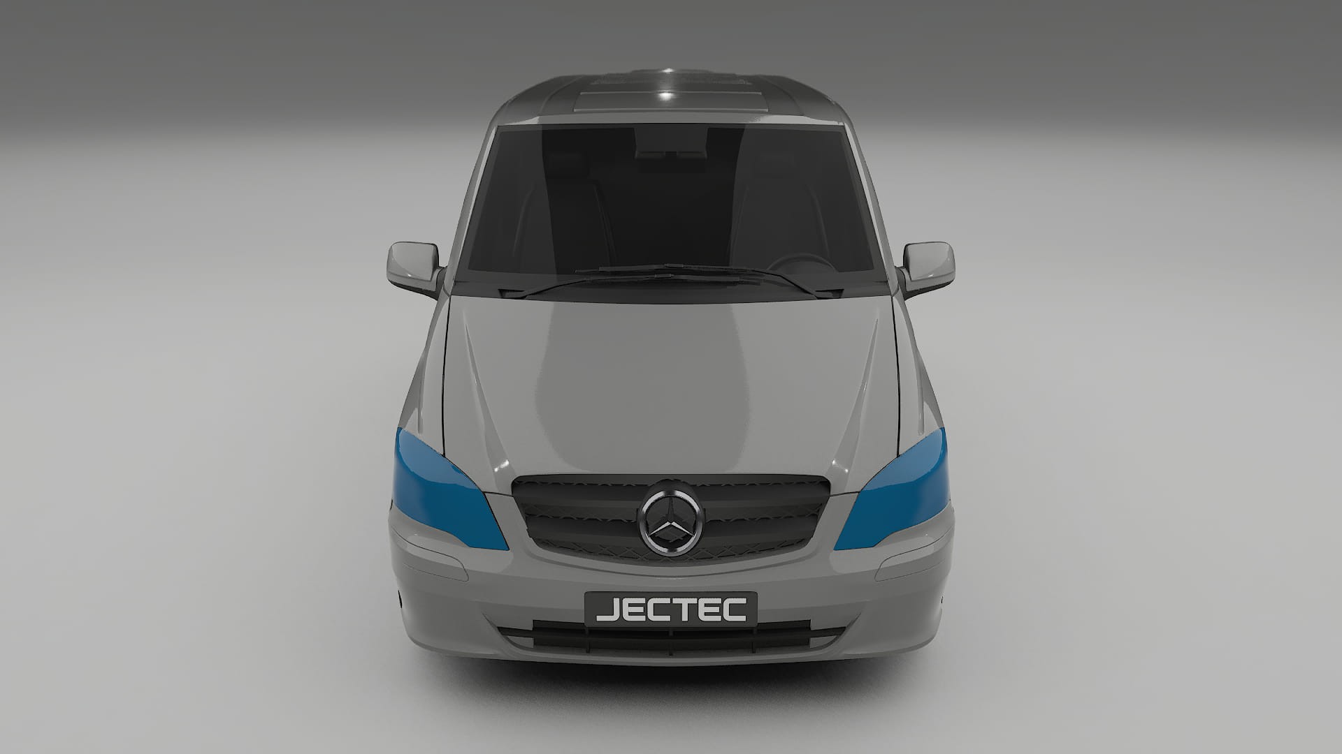 Mercedes Vito Short W639 facelift PPF | CrystalGuard Front Kit with Carbon Bonnet