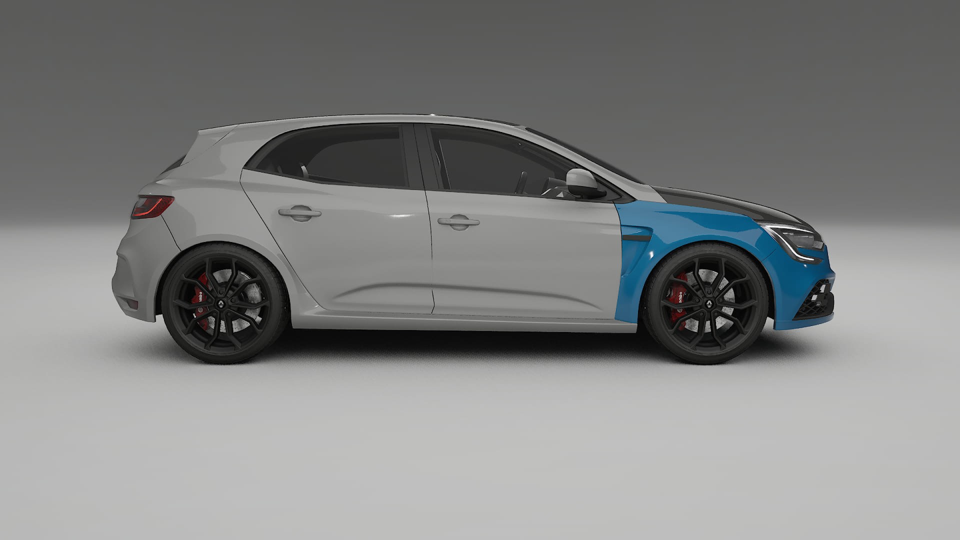 Renault Megane RS IV PPF | CrystalGuard Front Kit with Carbon Bonnet