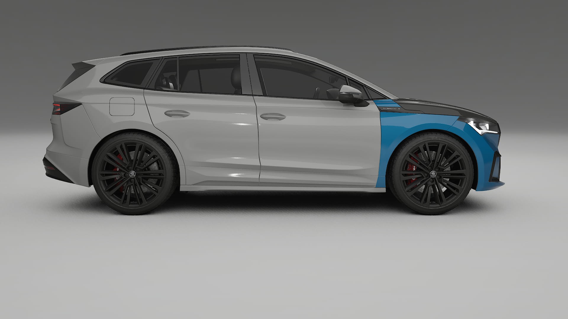 Škoda Enyaq MEB PPF | CrystalGuard Front Kit with Carbon Bonnet 2