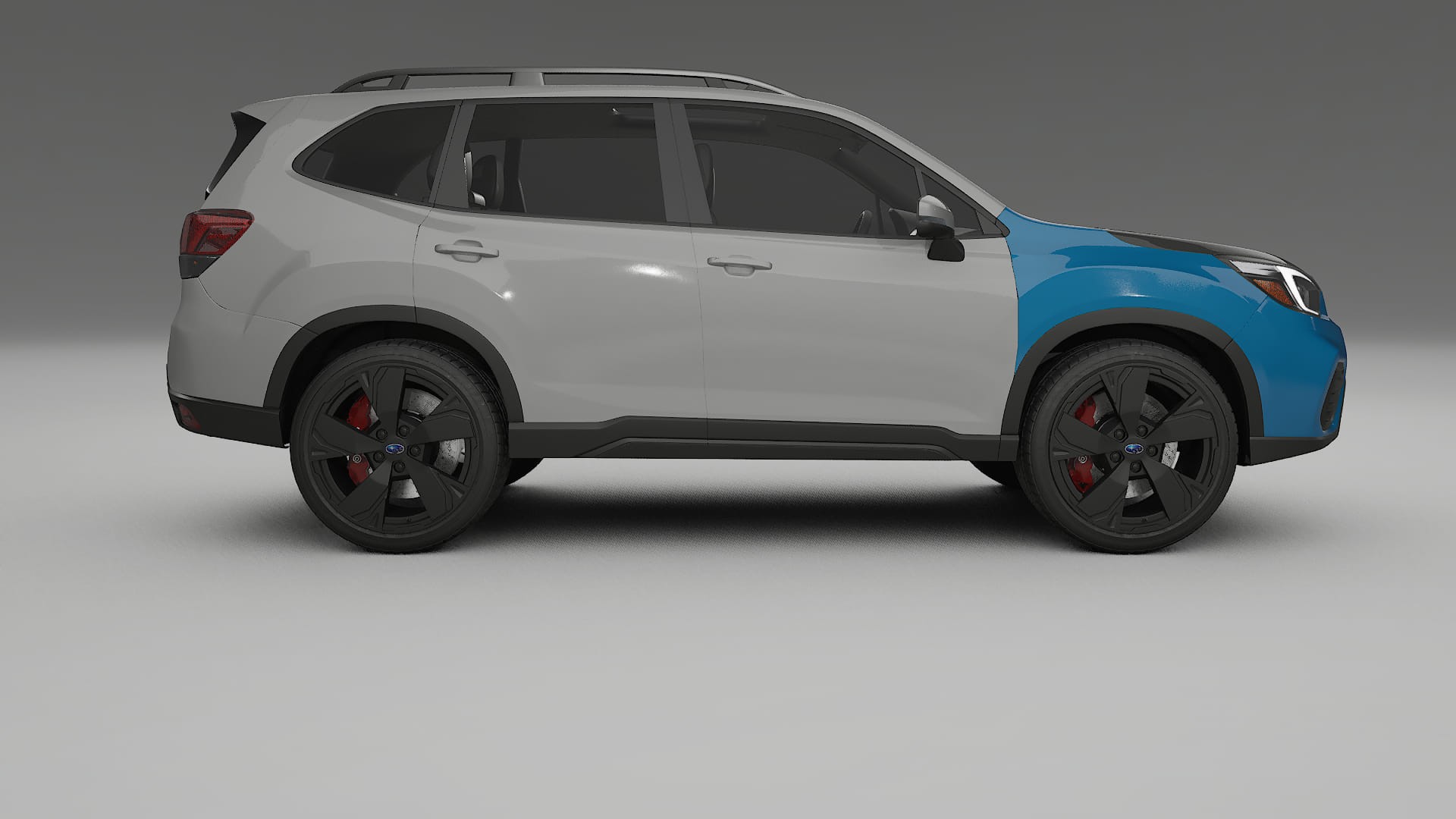 Subaru Forester V SK prefacelift PPF | CrystalGuard Front Kit with Carbon Bonnet 2