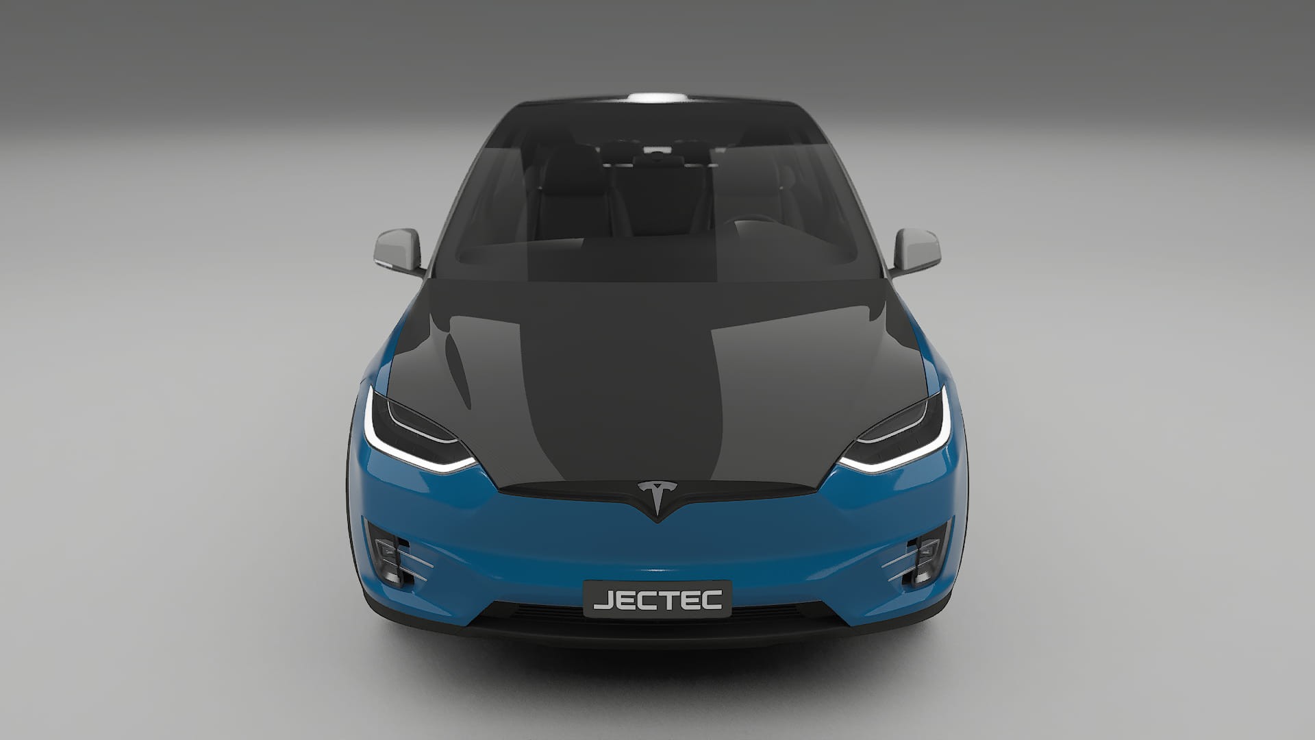 Tesla Model-X PPF | CrystalGuard Front Kit with Carbon Bonnet