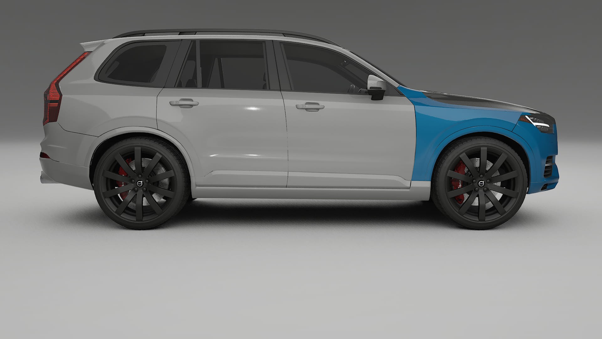 Volvo XC90 SPA PPF | CrystalGuard Front Kit with Carbon Bonnet