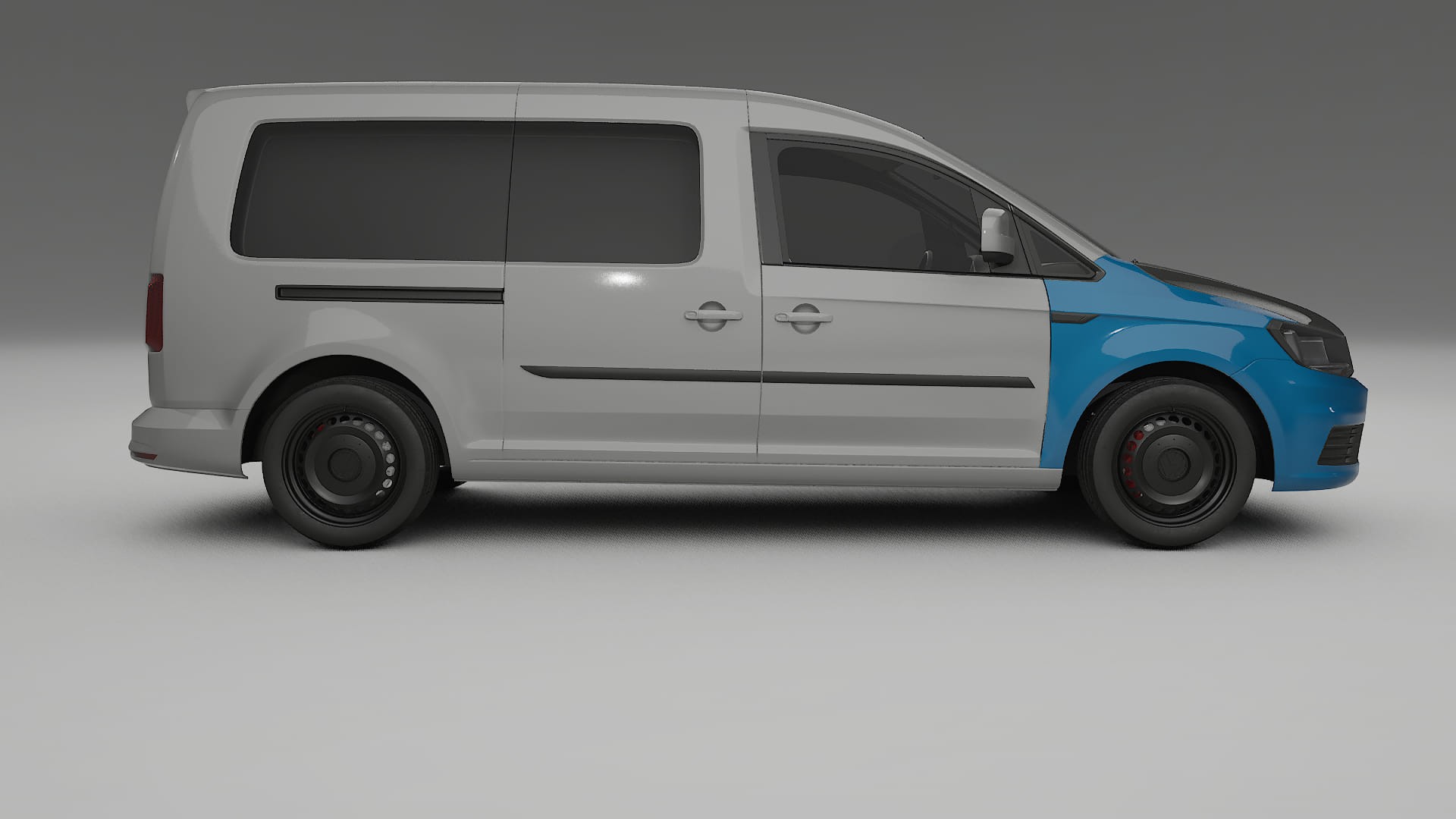 VW Caddy Maxi SB PPF | CrystalGuard Front Kit with Carbon Bonnet 2