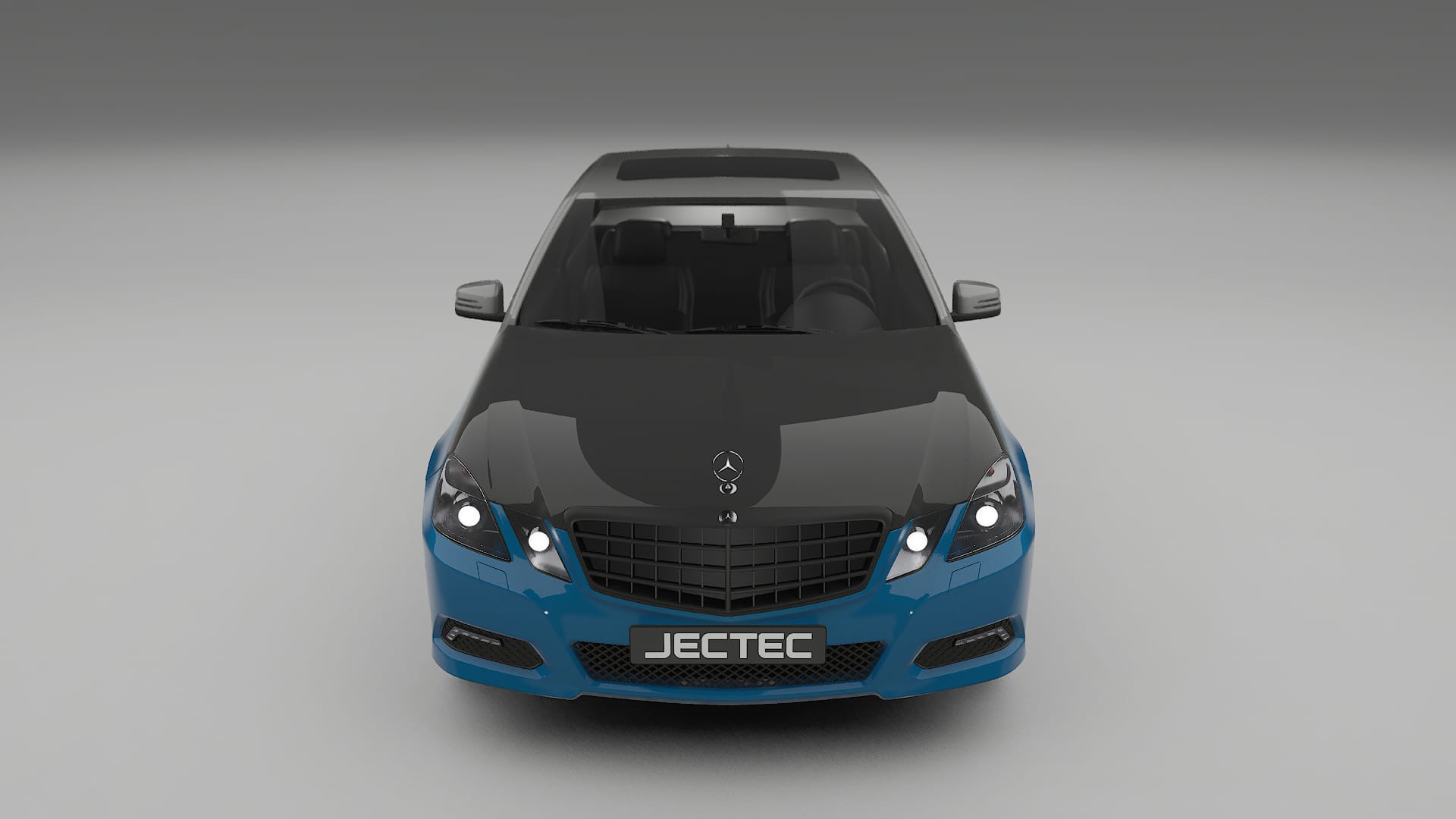 Mercedes E-Class Sedan W212 Prefacelift PPF | CrystalGuard Front Kit with Carbon Bonnet