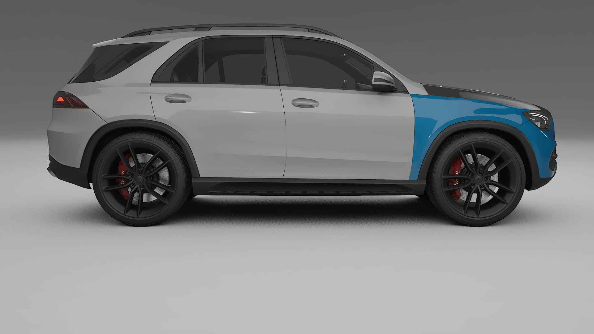 Mercedes GLE W167 PPF | CrystalGuard Front Kit with Carbon Bonnet
