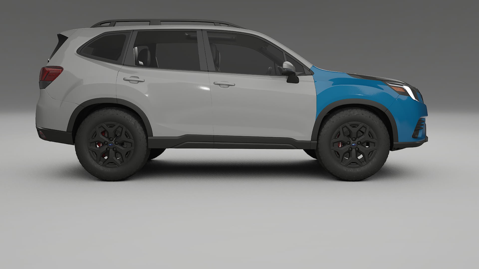 Subaru Forester V SK facelift PPF | CrystalGuard Front Kit with Carbon Bonnet 2