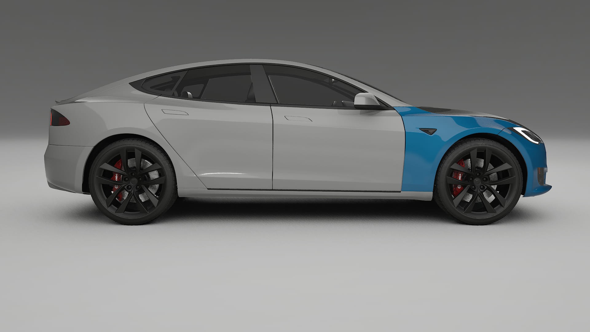 Tesla Model-S Refresh PPF | CrystalGuard Front Kit with Carbon Bonnet 2