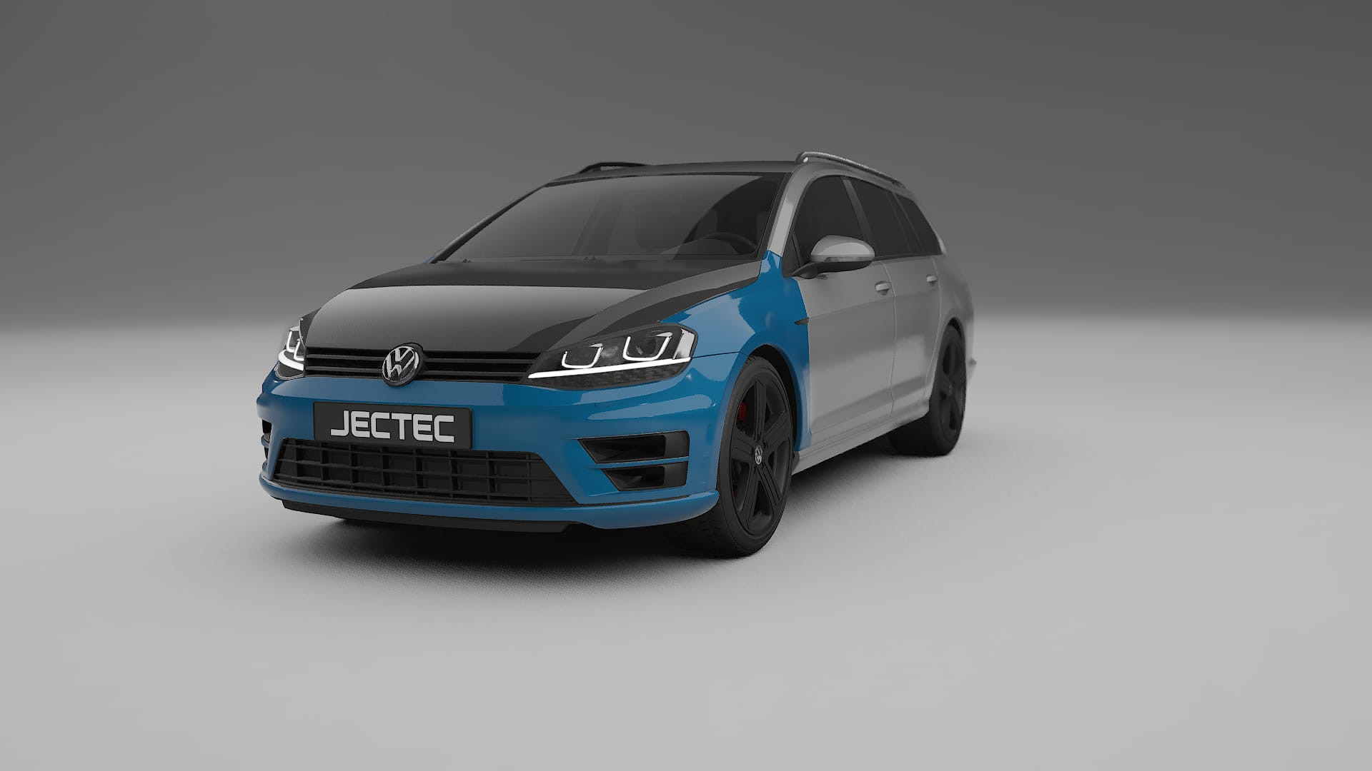 VW Golf Variant Mk7 PPF | CrystalGuard Front Kit with Carbon Bonnet