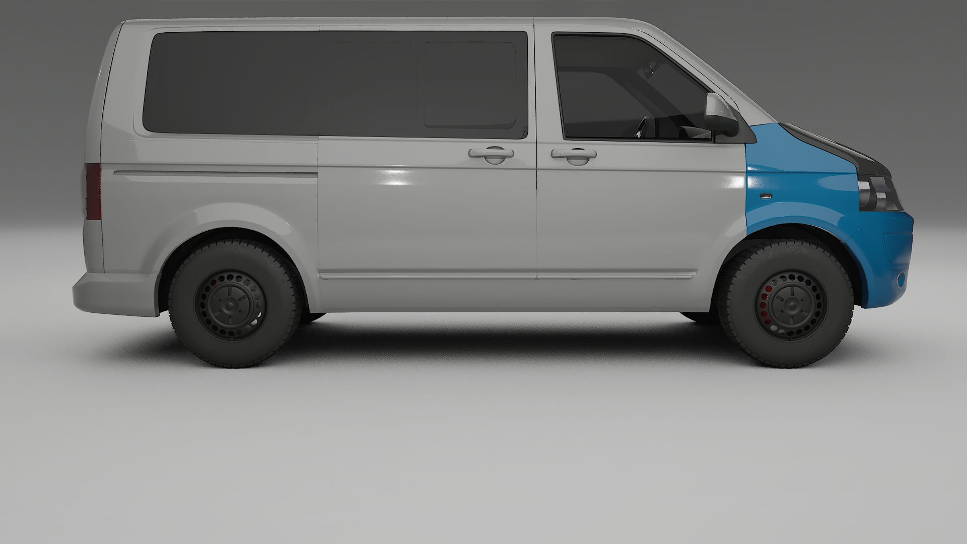 VW Transporter T5 Caravelle PPF | CrystalGuard Front Kit with Carbon Bonnet 2