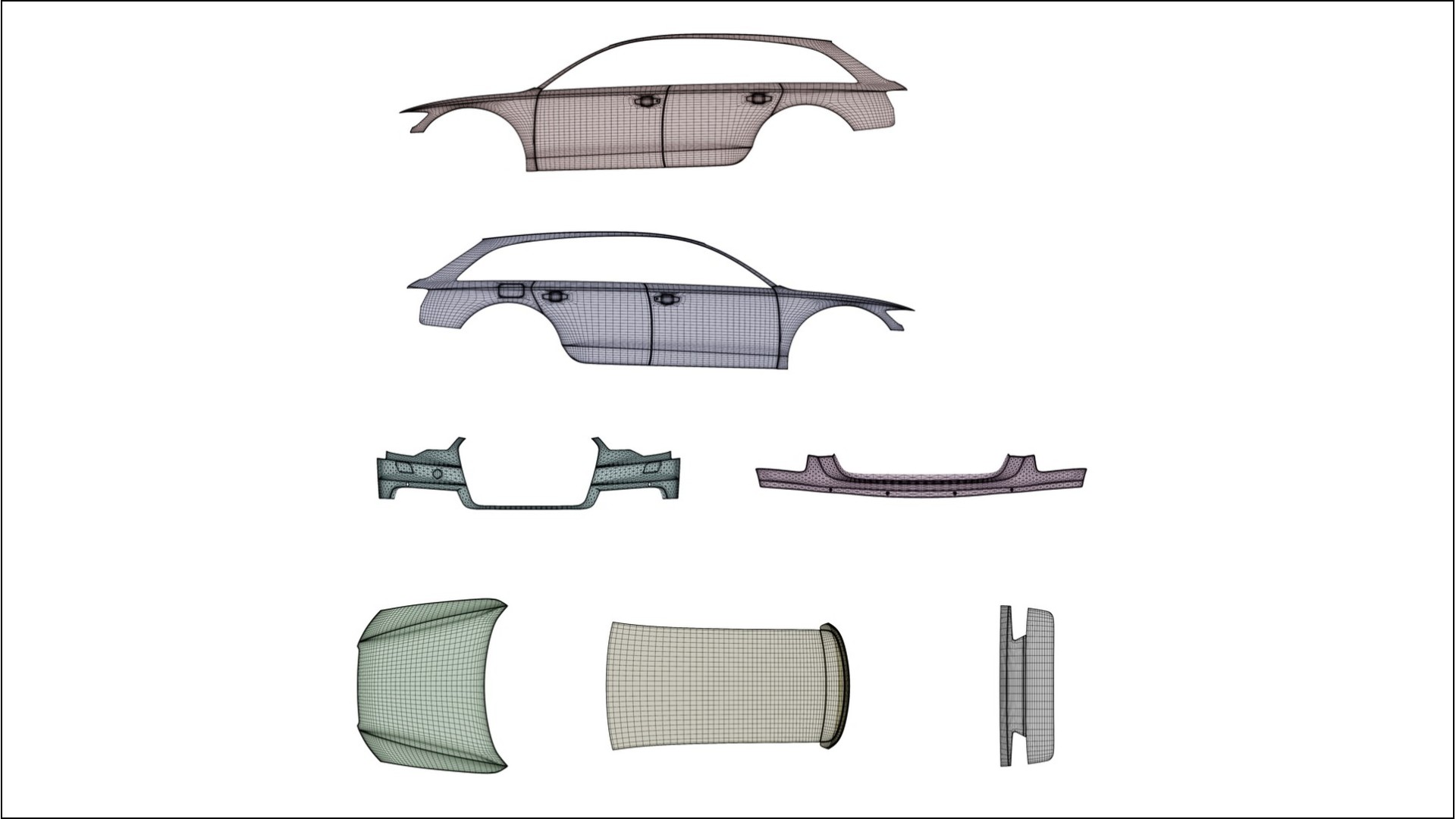 Audi A6 Allroad C7 prefacelift pre-LCI COBRA 11 Designed Wrap PPF Kit – Printable Polyurethane Film 2