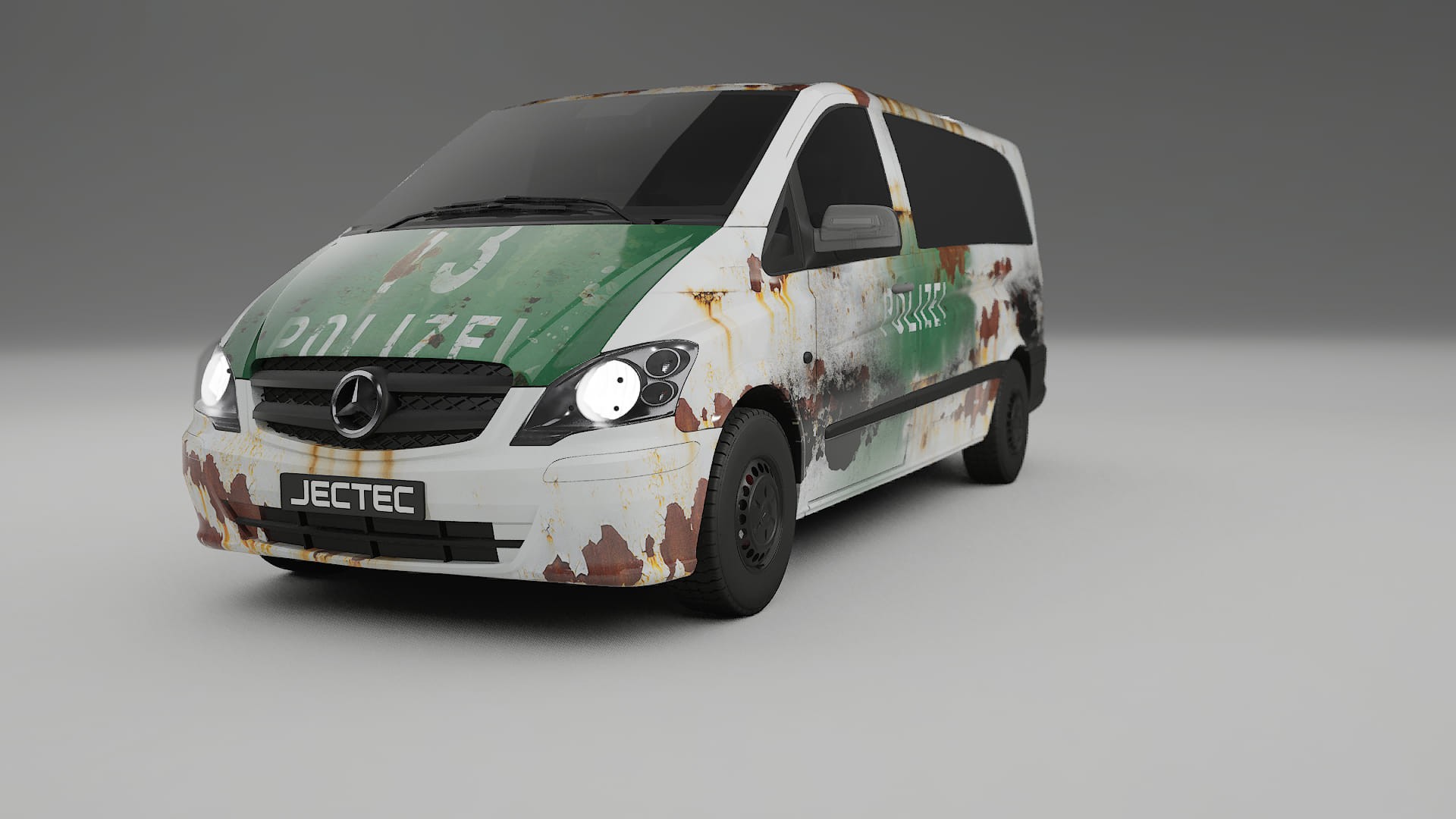 Mercedes Vito Short W639 facelift LCI COBRA 11 Designed Wrap PPF Kit – Printable Polyurethane Film