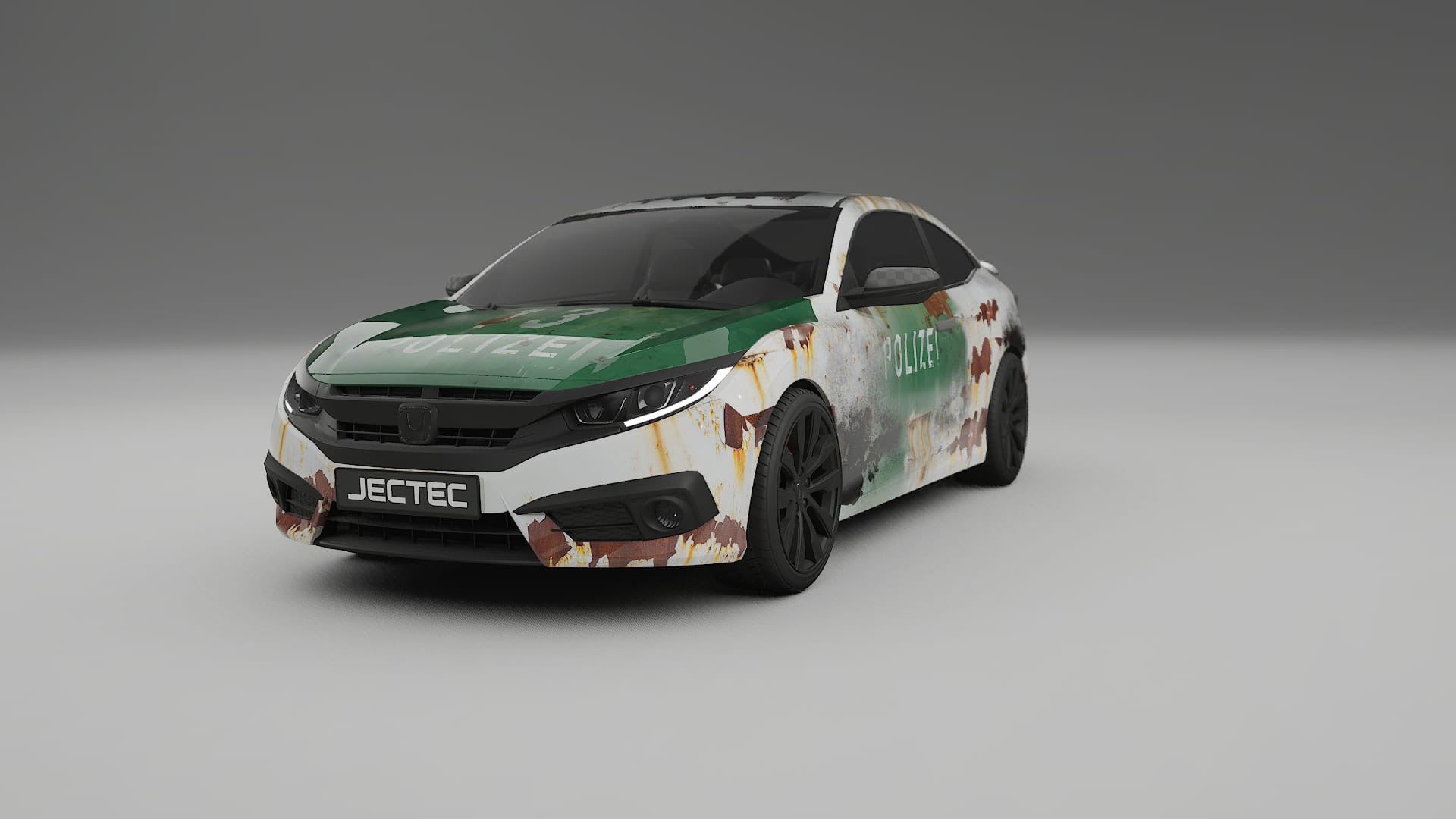 Honda Civic coupe prefacelift pre-LCI COBRA 11 Designed Wrap PPF Kit – Printable Polyurethane Film