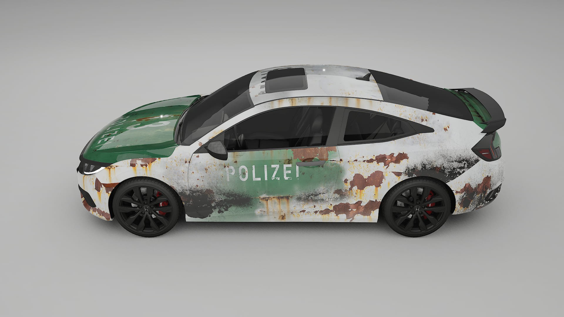 Honda Civic coupe prefacelift pre-LCI COBRA 11 Designed Wrap PPF Kit – Printable Polyurethane Film