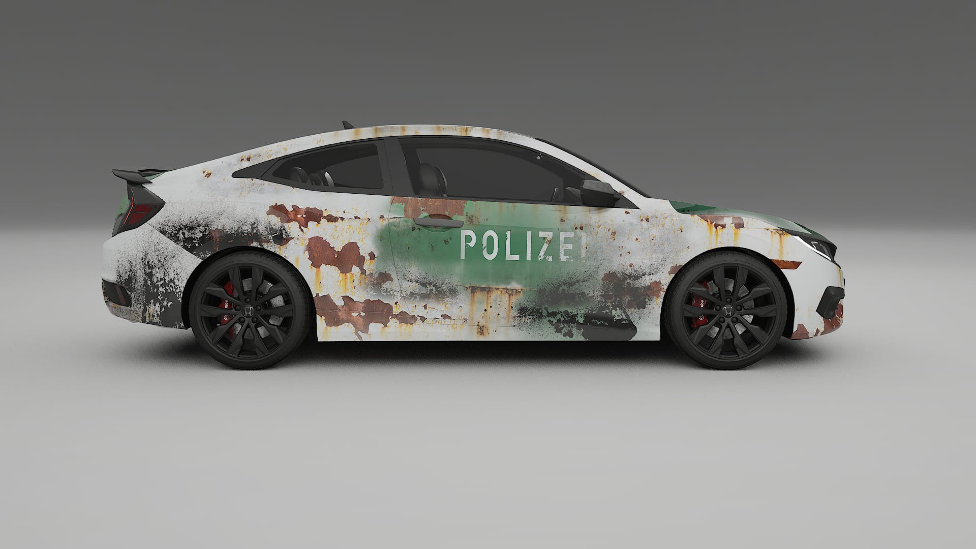 Honda Civic coupe prefacelift pre-LCI COBRA 11 Designed Wrap PPF Kit – Printable Polyurethane Film
