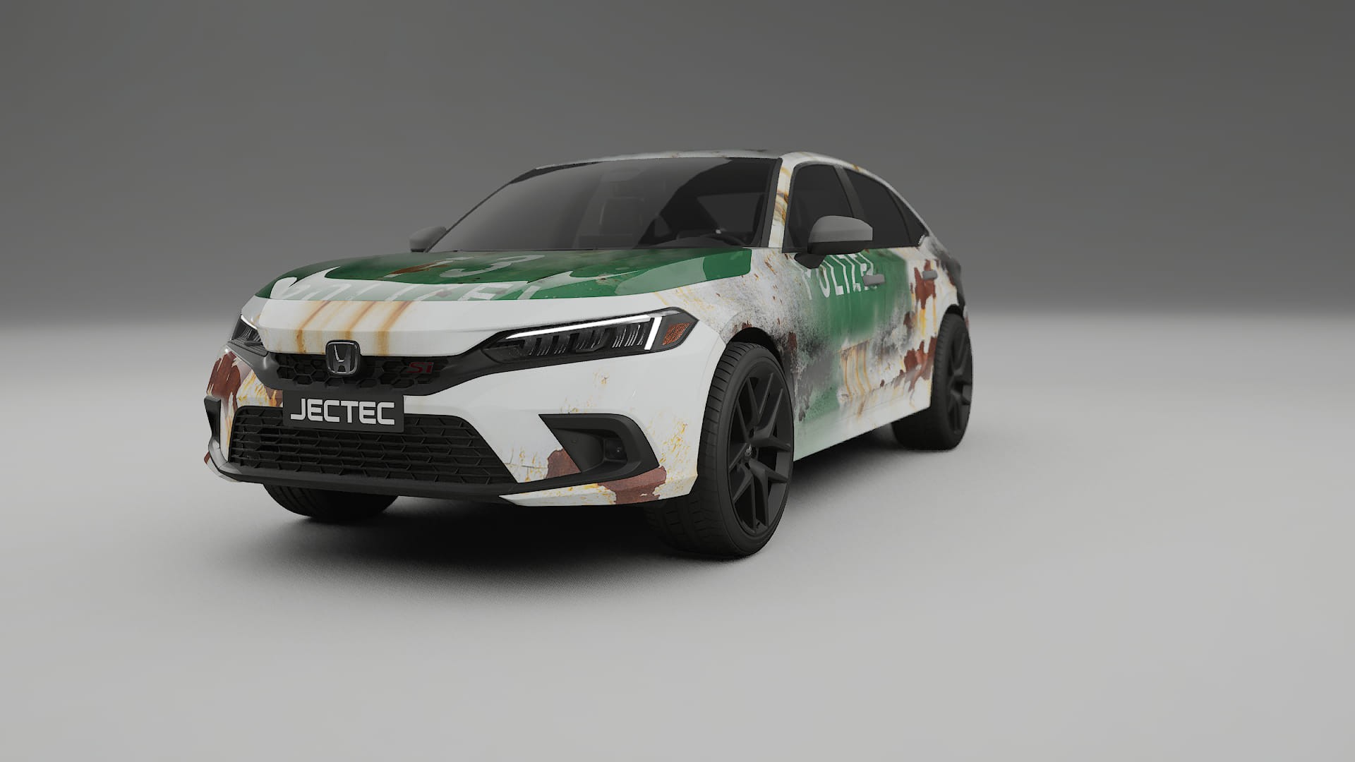 Honda Civic Si COBRA 11 Designed Wrap PPF Kit – Printable Polyurethane Film
