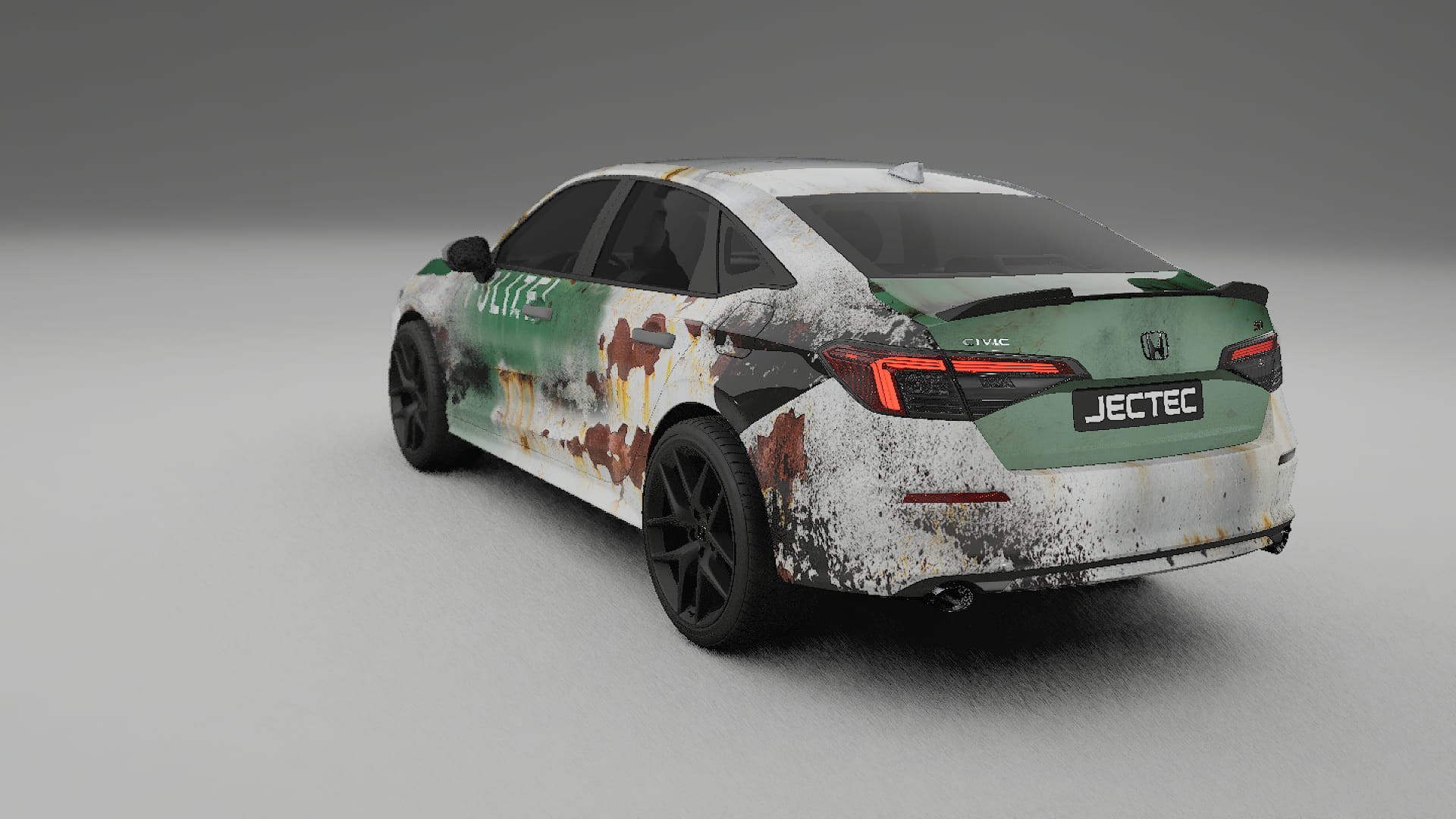 Honda Civic Si COBRA 11 Designed Wrap PPF Kit – Printable Polyurethane Film