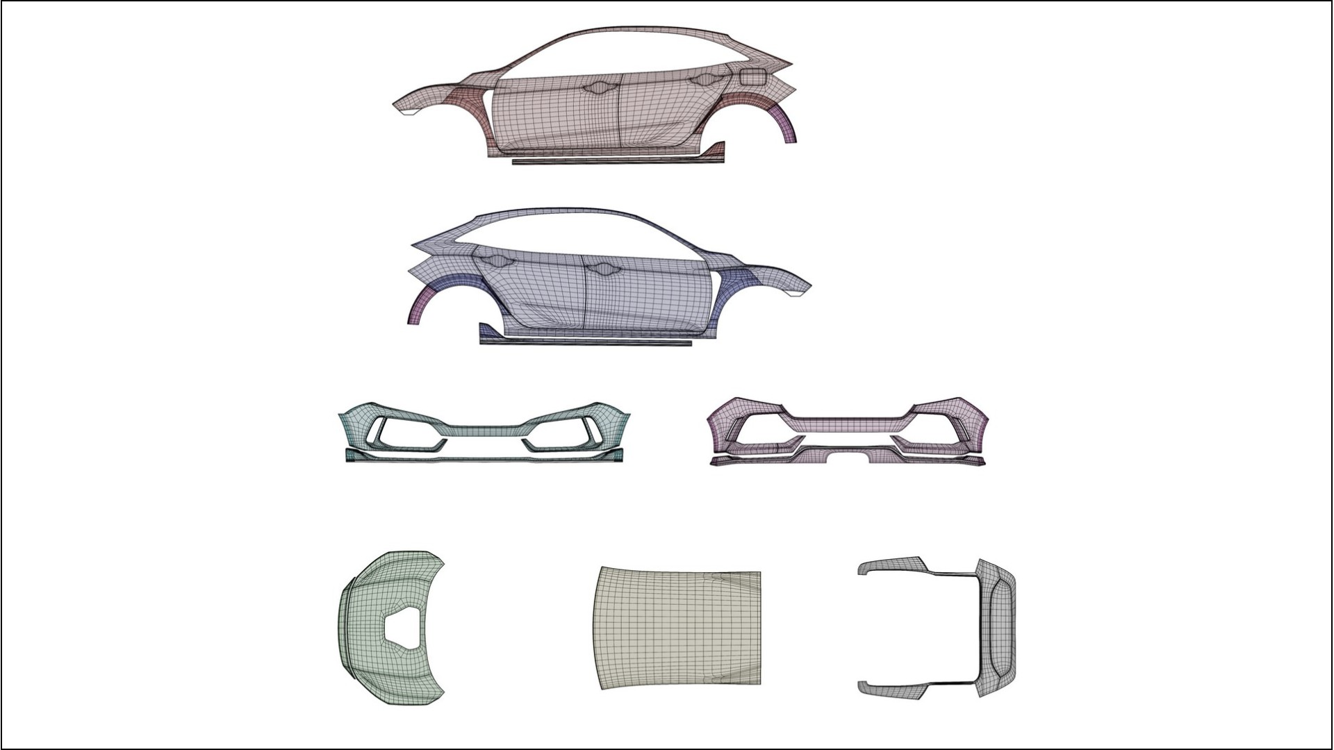 Honda Civic Type-R COBRA 11 Designed Wrap PPF Kit – Printable Polyurethane Film
