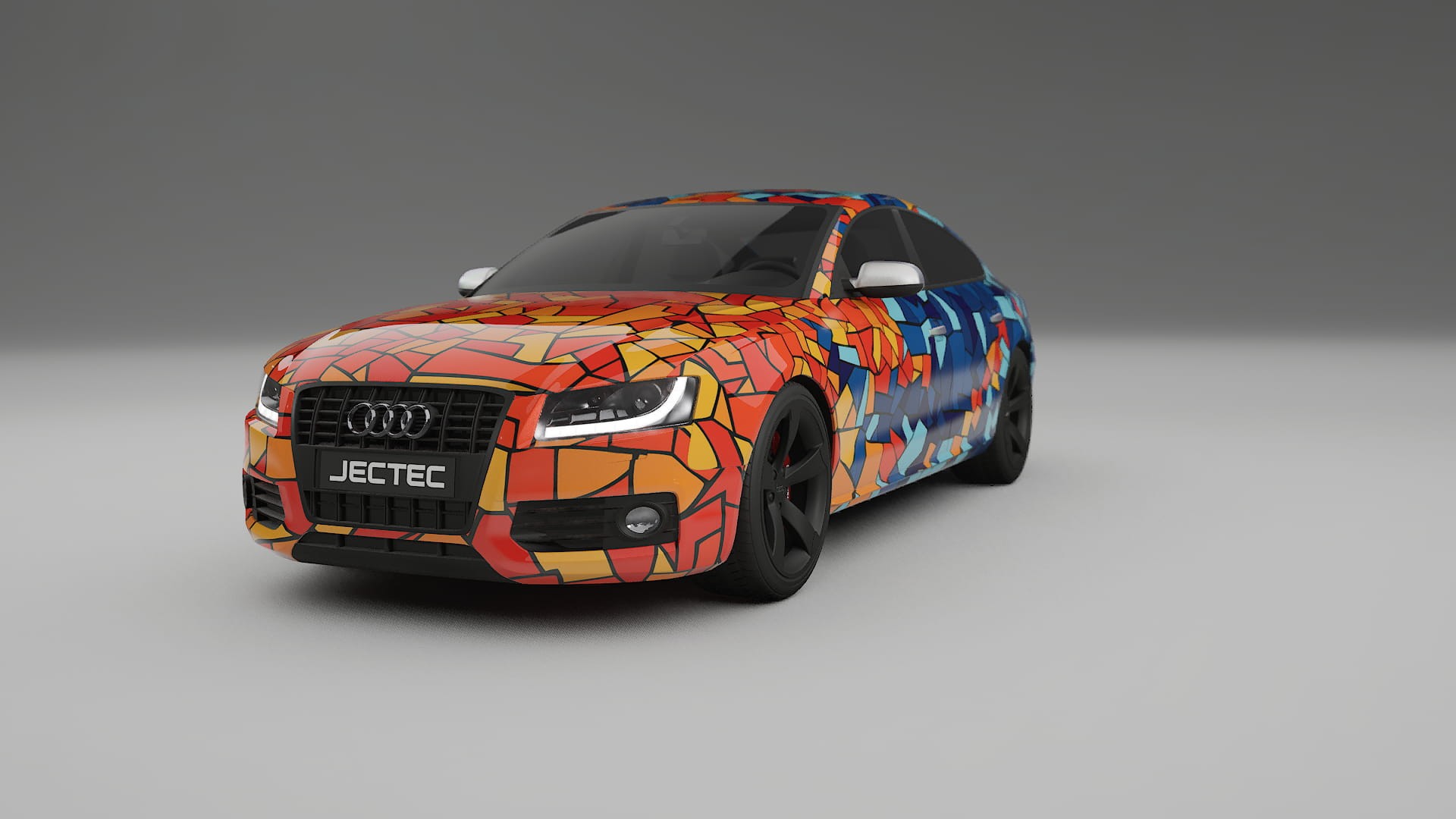Audi A5 8T Sportback prefacelift pre-LCI BARCELONA Designed Wrap PPF Kit – Printable Polyurethane Film