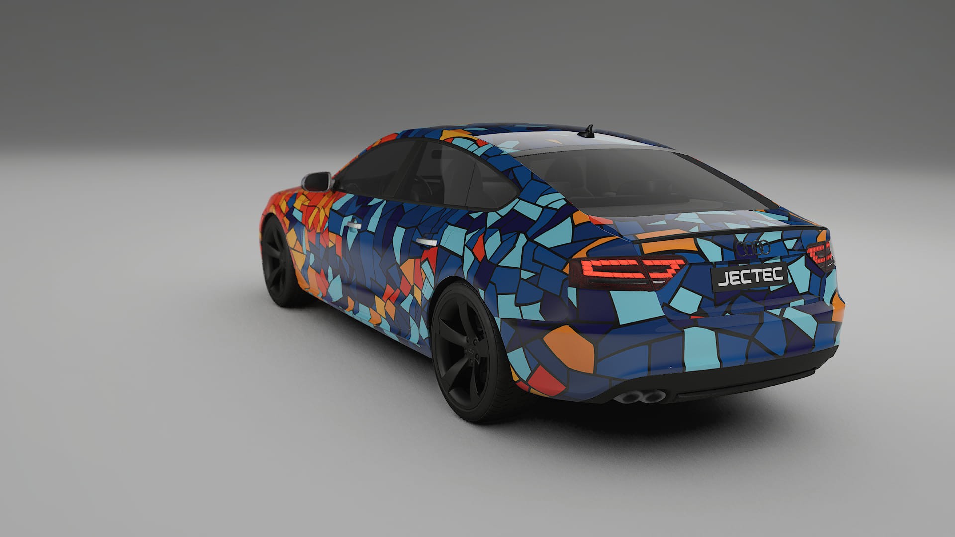 Audi A5 8T Sportback prefacelift pre-LCI BARCELONA Designed Wrap PPF Kit – Printable Polyurethane Film