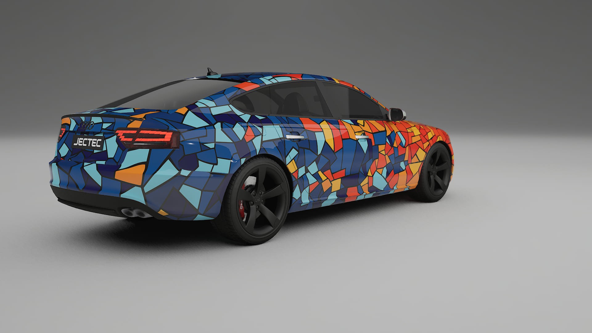 Audi A5 8T Sportback prefacelift pre-LCI BARCELONA Designed Wrap PPF Kit – Printable Polyurethane Film