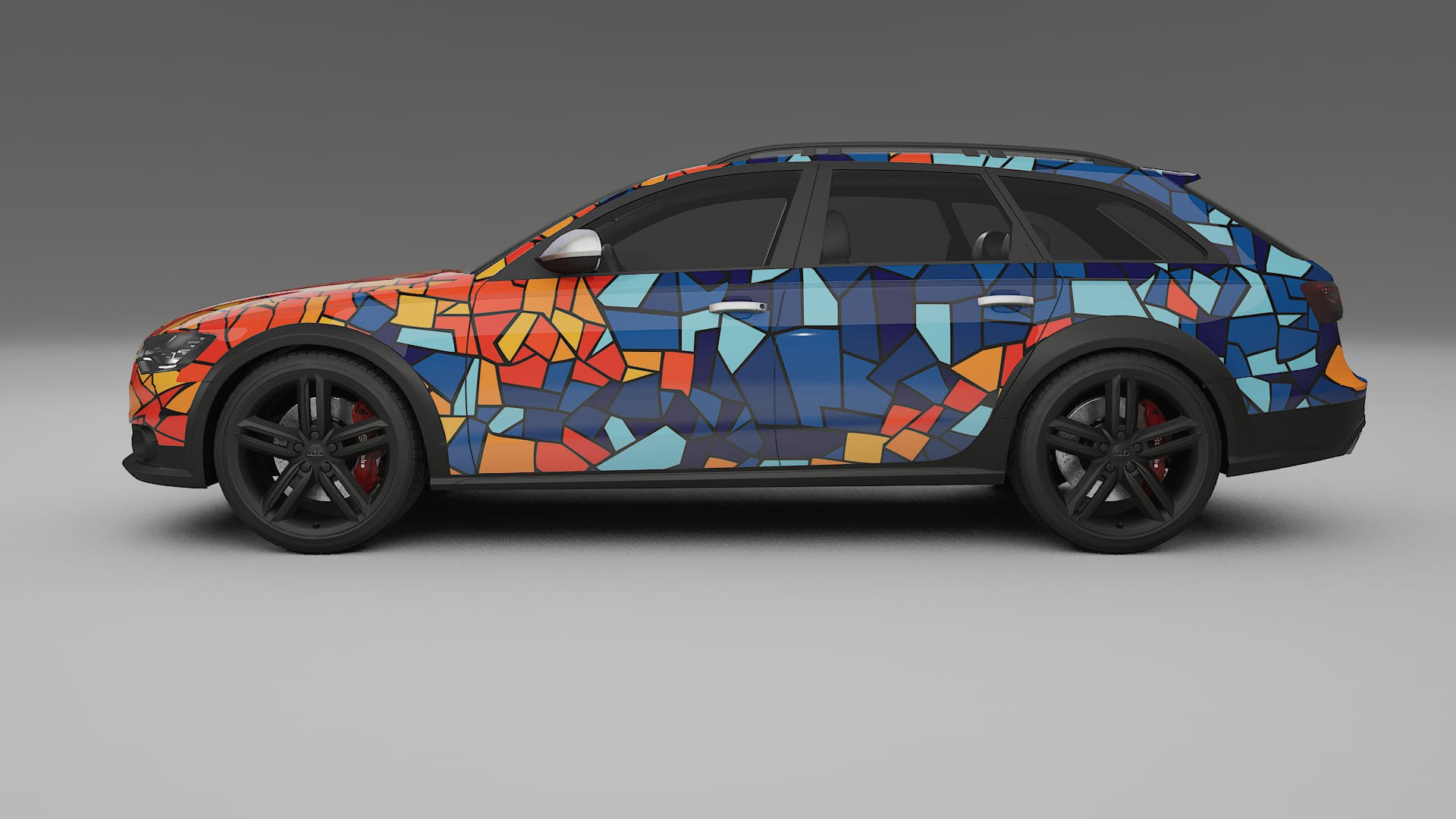 Audi A6 Allroad C7 prefacelift pre-LCI BARCELONA Designed Wrap PPF Kit – Printable Polyurethane Film