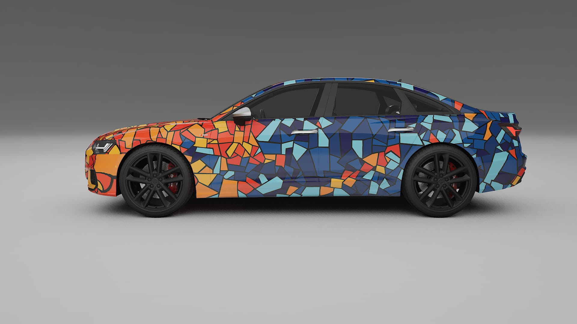 Audi A6 S-Line C8 BARCELONA Designed Wrap PPF Kit – Printable Polyurethane Film
