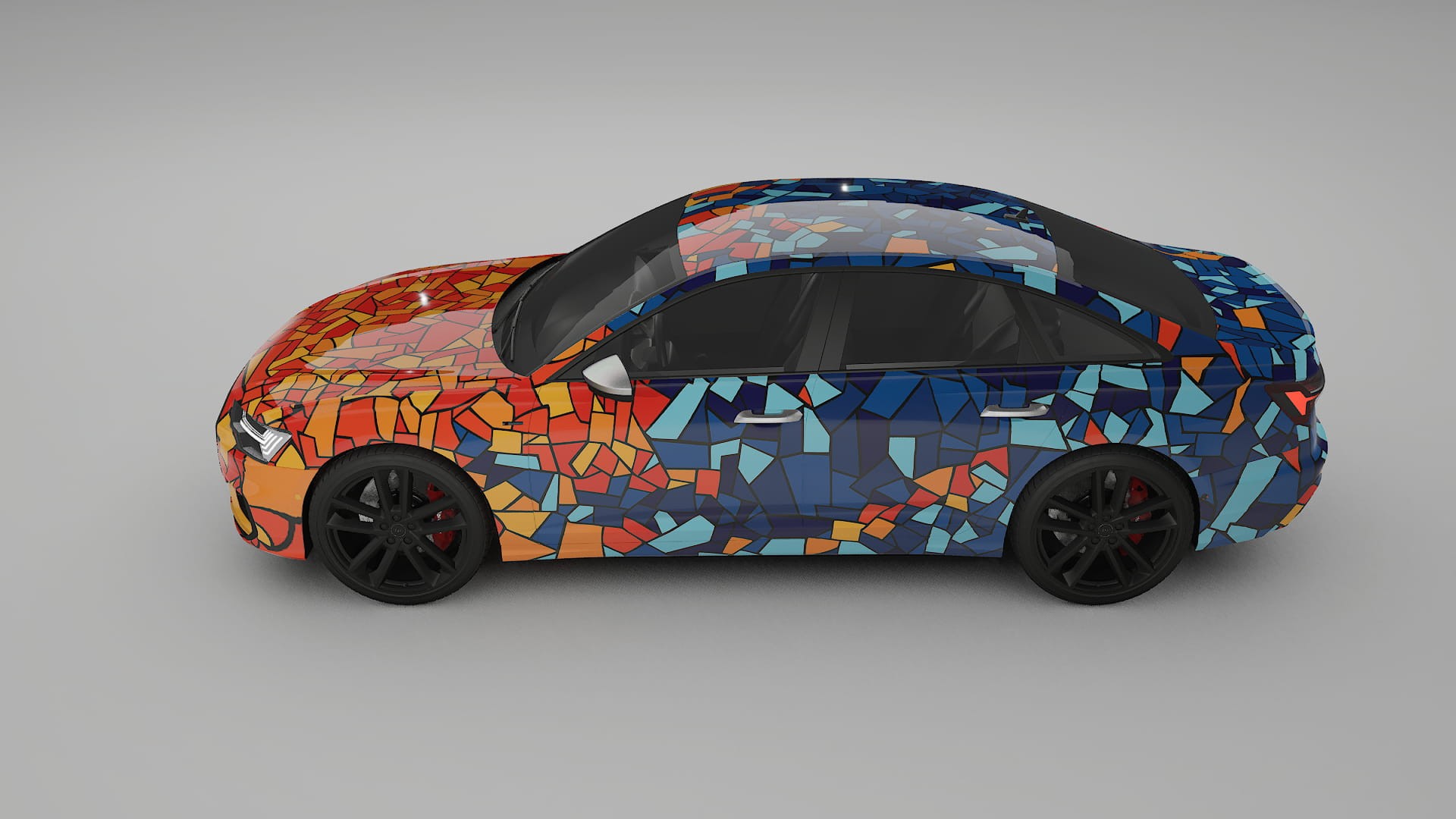 Audi A6 S-Line C8 BARCELONA Designed Wrap PPF Kit – Printable Polyurethane Film