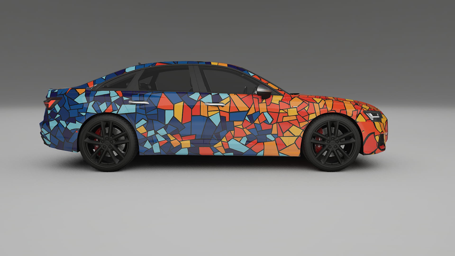 Audi A6 S-Line C8 BARCELONA Designed Wrap PPF Kit – Printable Polyurethane Film