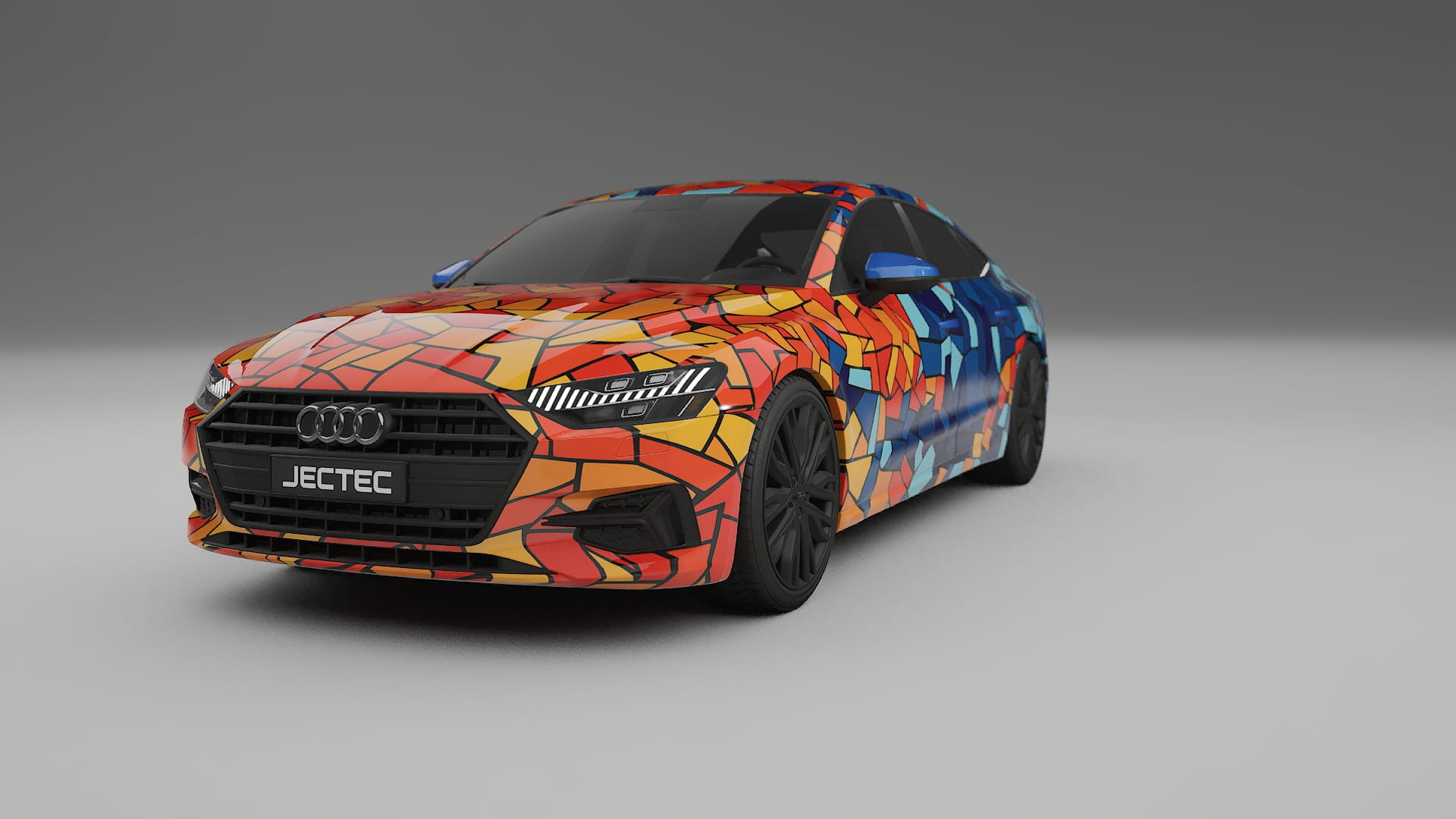 Audi A7 C8 Sportback prefacelift pre-LCI BARCELONA Designed Wrap PPF Kit – Printable Polyurethane Film